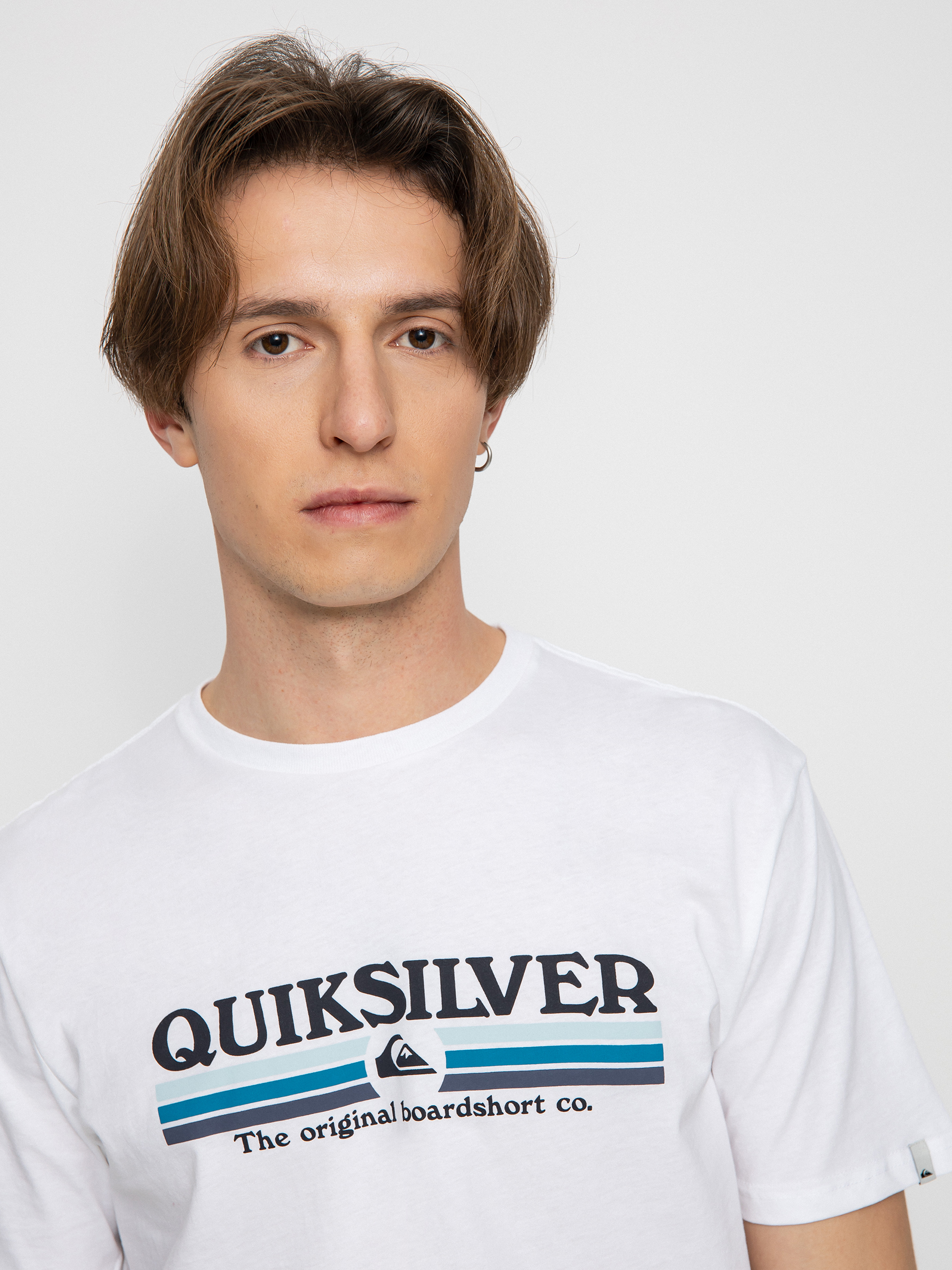 T-shirt Quiksilver Lined Up (white)