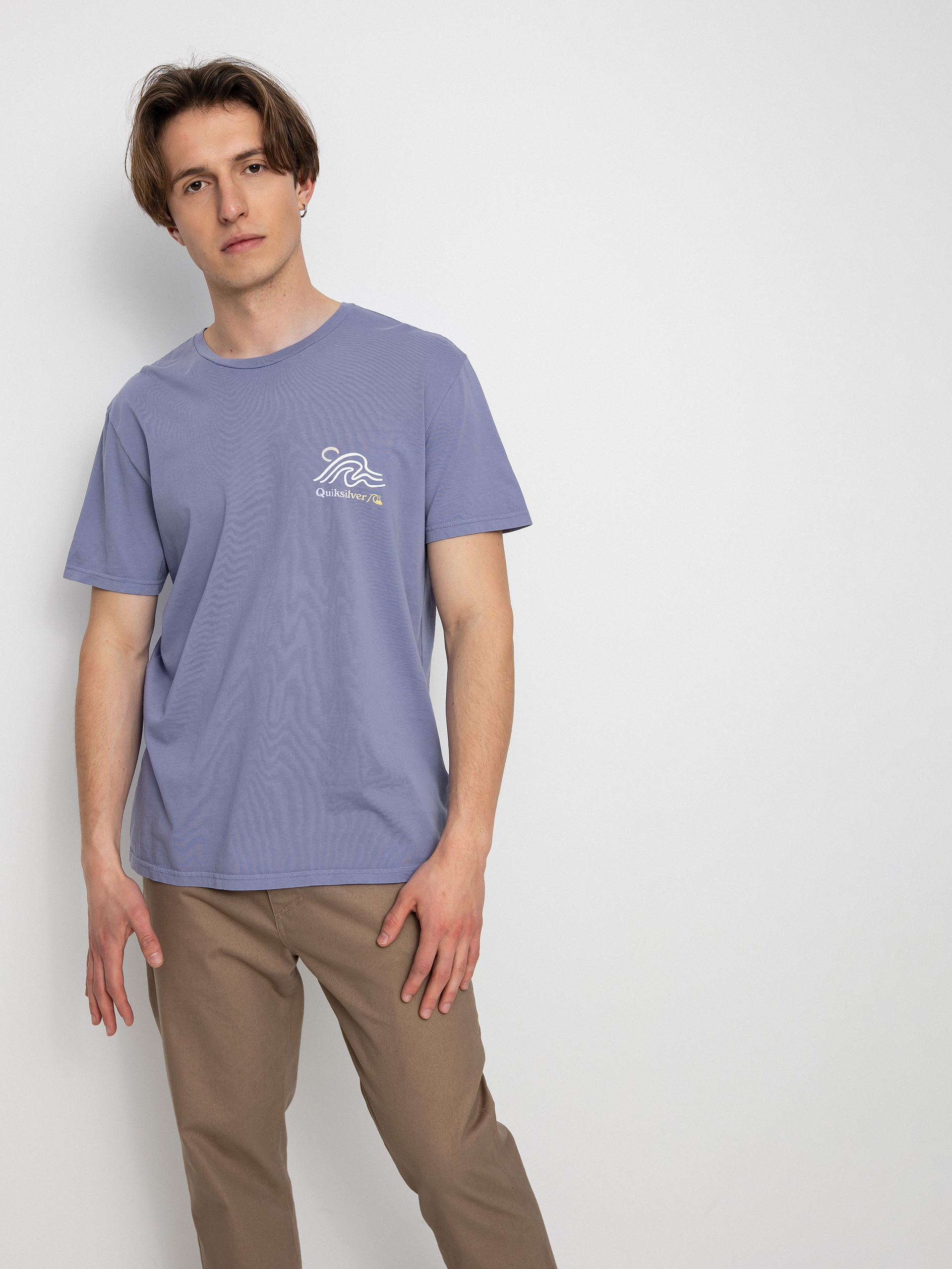 T-shirt Quiksilver Slow Mover (purple impression)