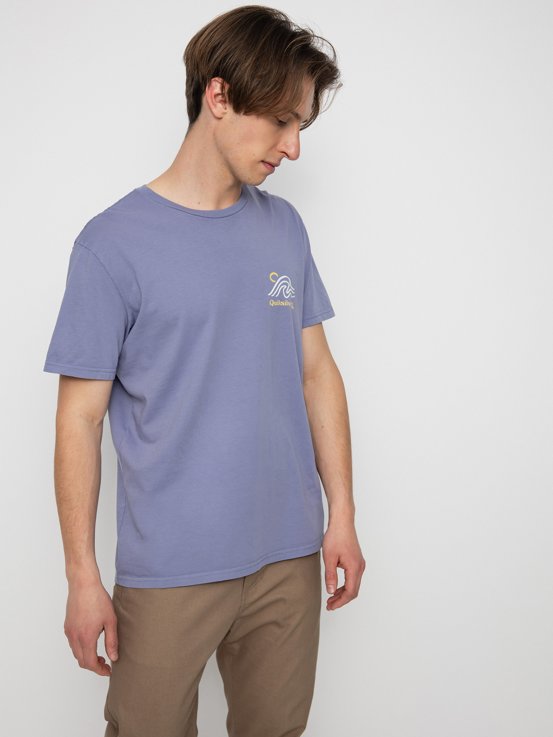 T-shirt Quiksilver Slow Mover (purple impression)