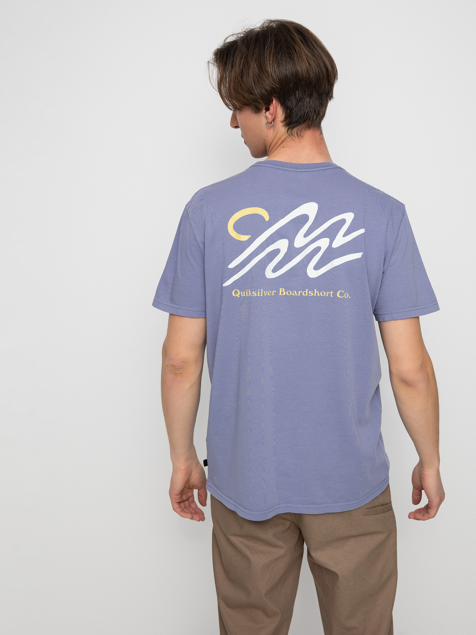 T-shirt Quiksilver Slow Mover (purple impression)