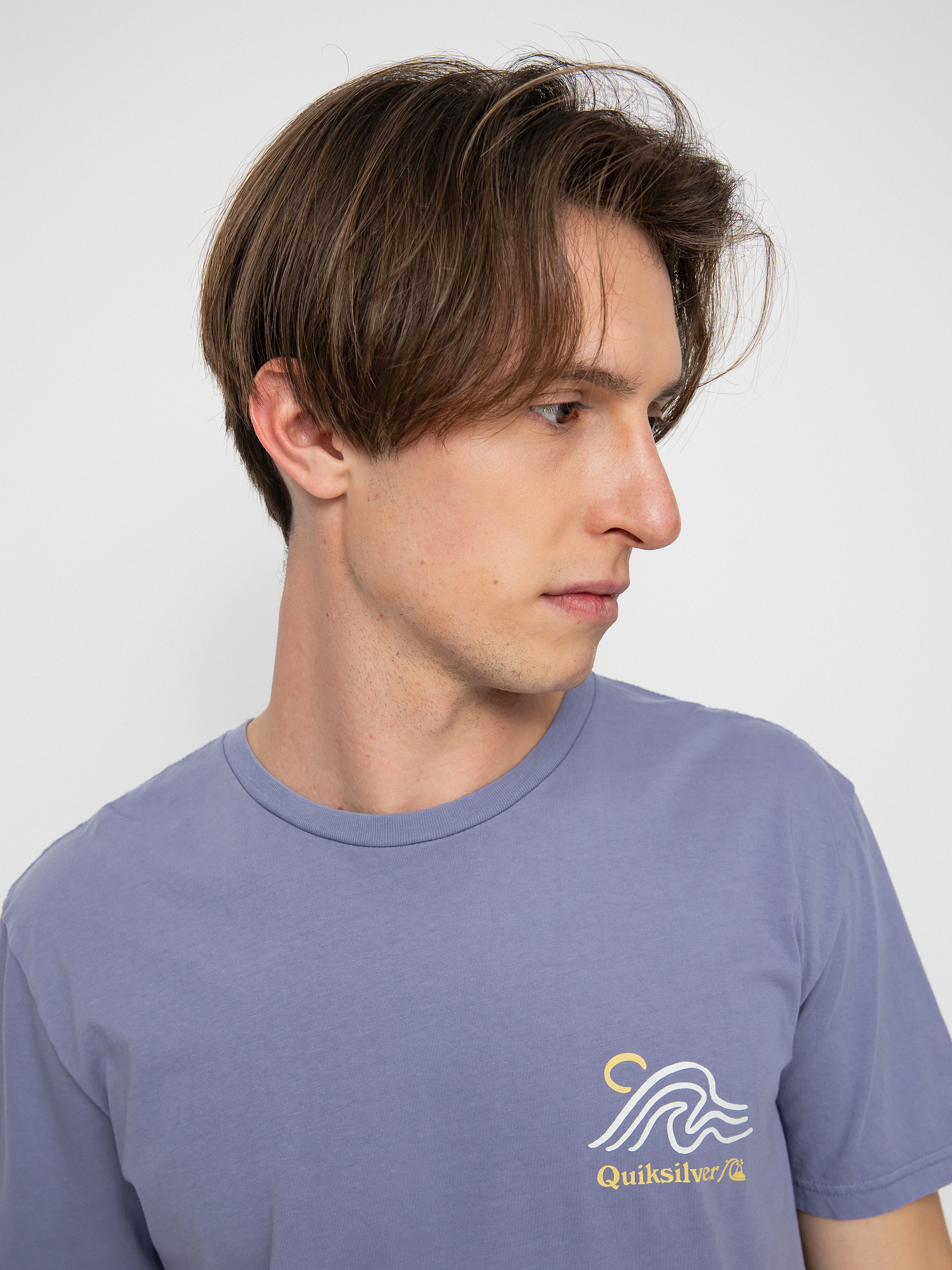 T-shirt Quiksilver Slow Mover (purple impression)