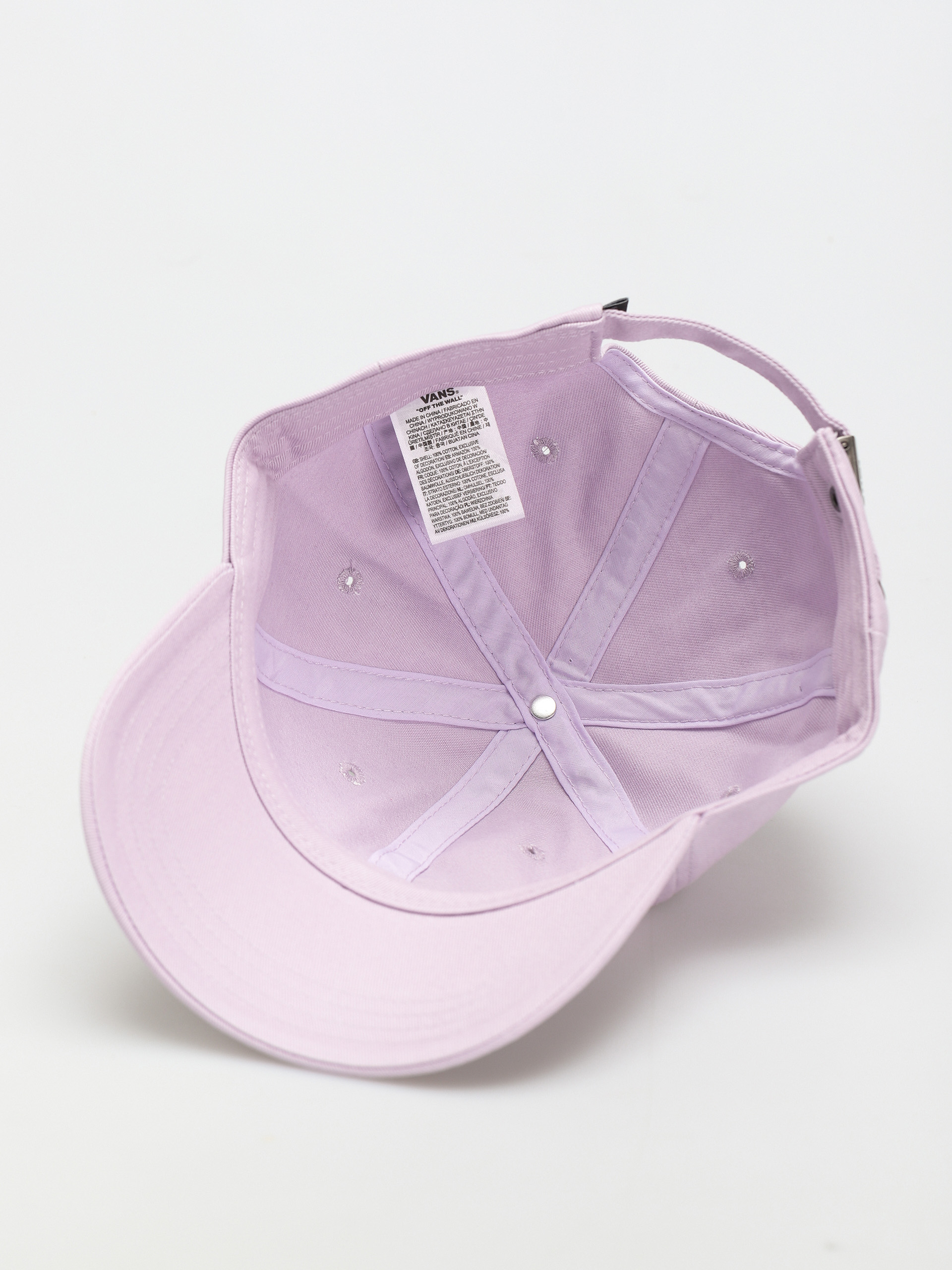 Czapka z daszkiem Vans Court Side Wmn (lavender fog/black)