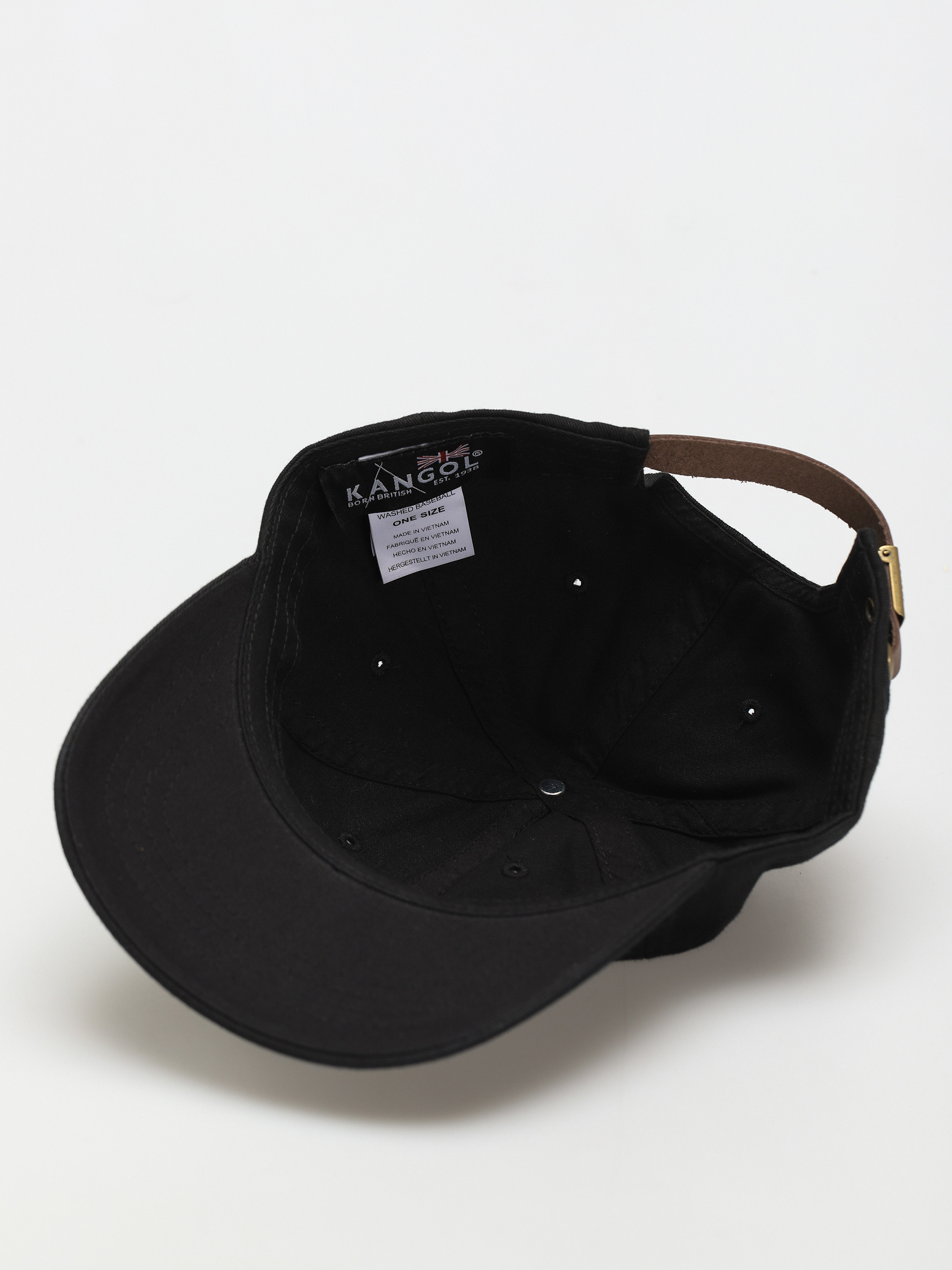 Czapka z daszkiem Kangol Washed Baseball (black)