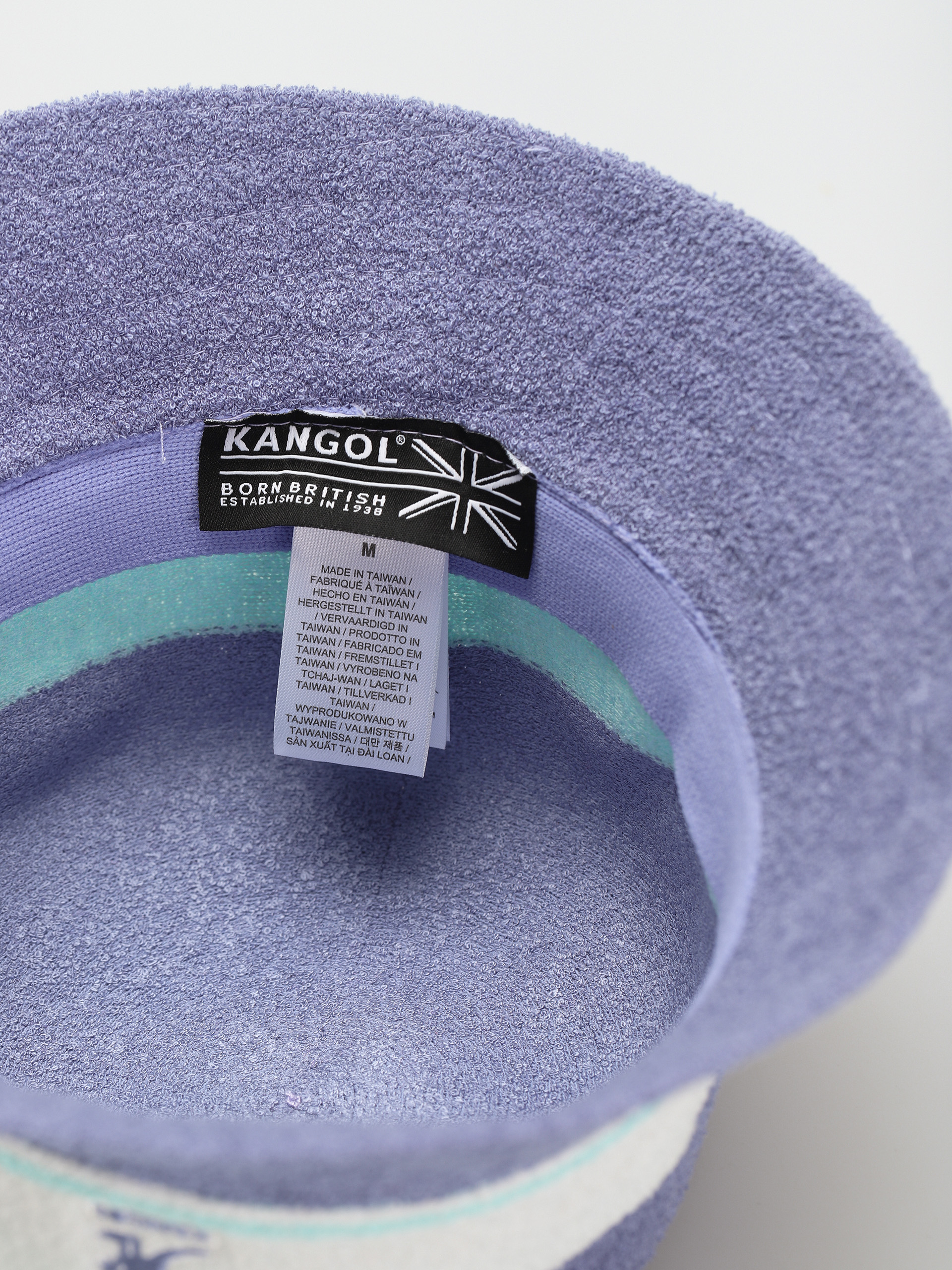 Kapelusz Kangol Bermuda Stripe Bucket (iced lilac)