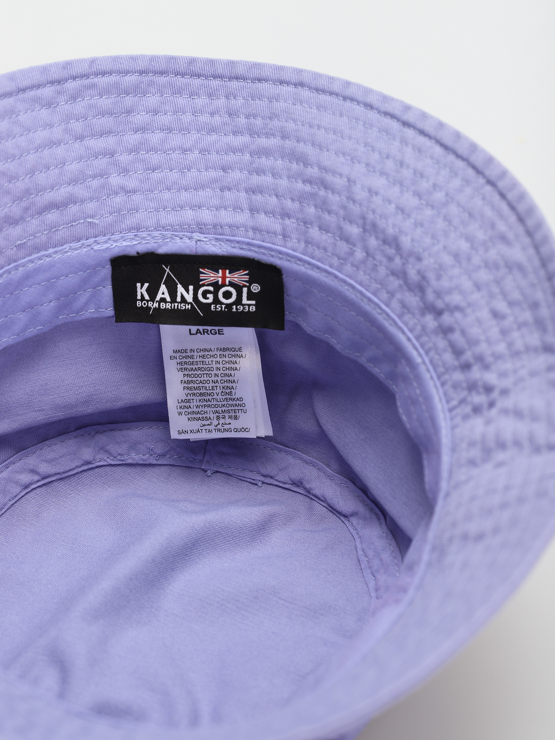 Kapelusz Kangol Washed Bucket (iced lilac)