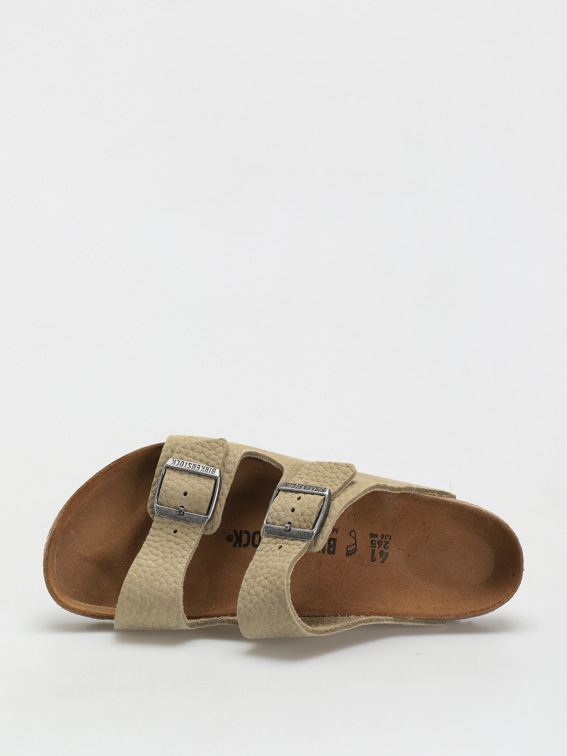 Klapki Birkenstock Arizona Regular (faded khaki nubuck leather)
