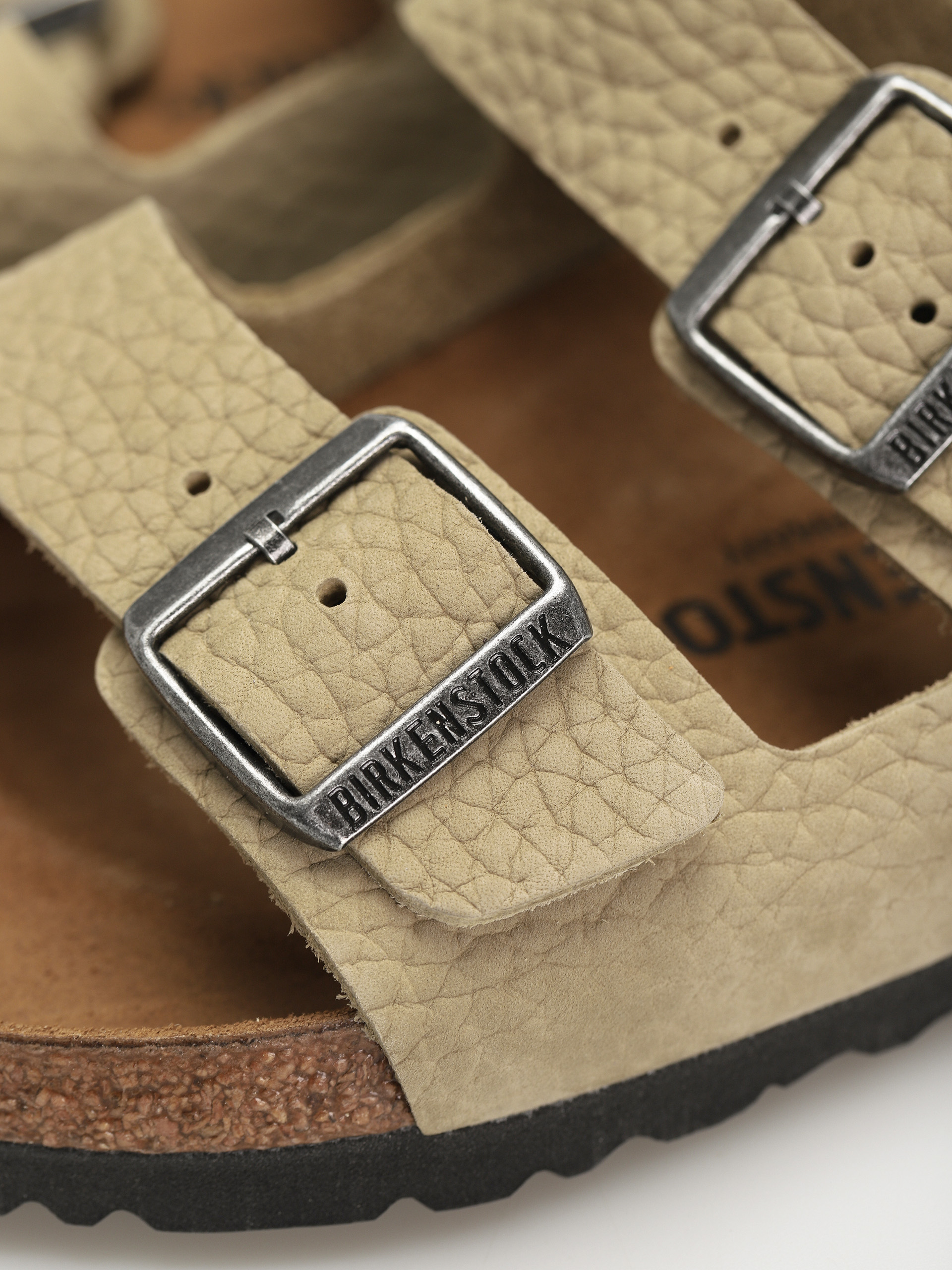 Klapki Birkenstock Arizona Regular (faded khaki nubuck leather)