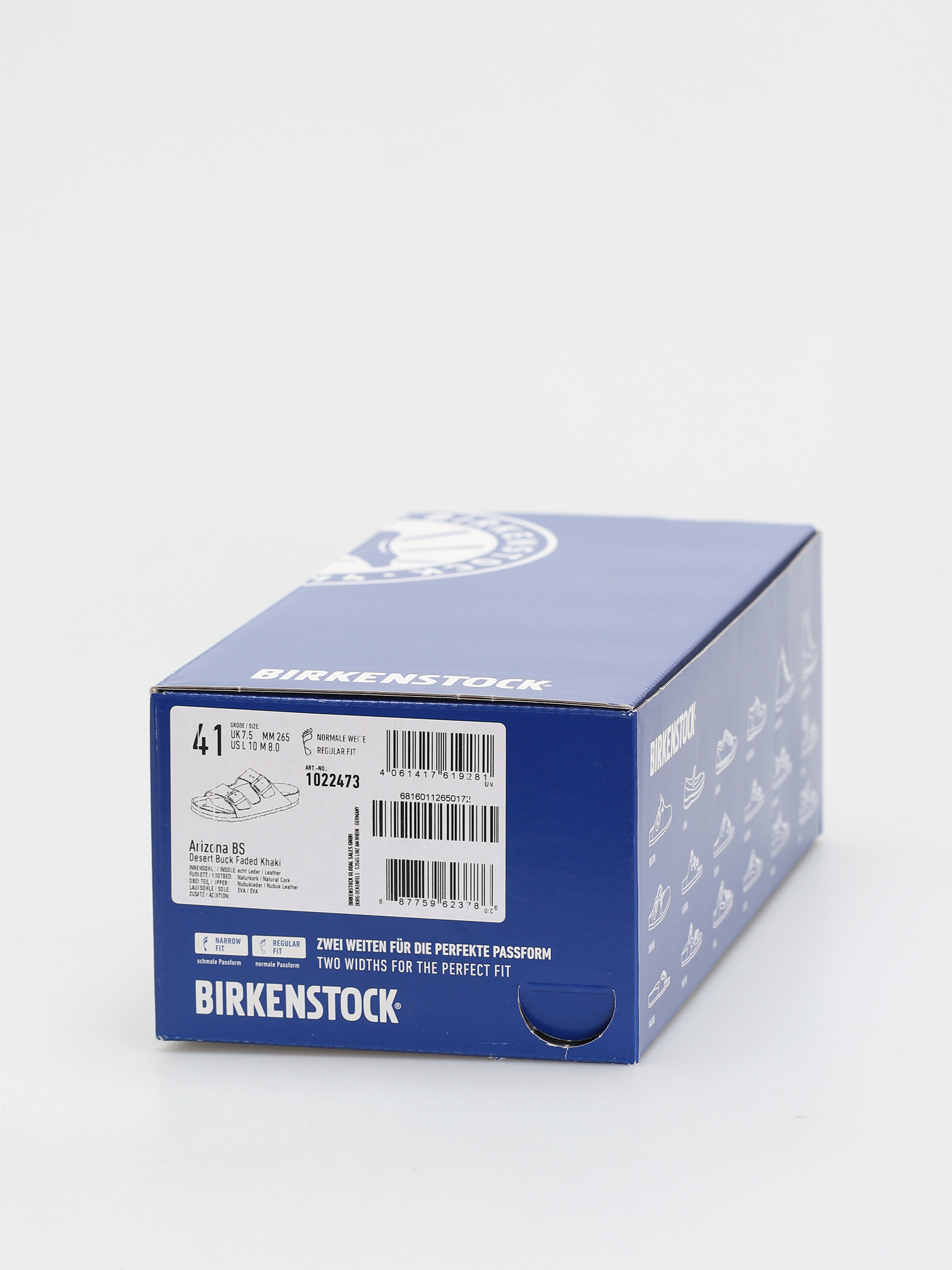 Klapki Birkenstock Arizona Regular (faded khaki nubuck leather)