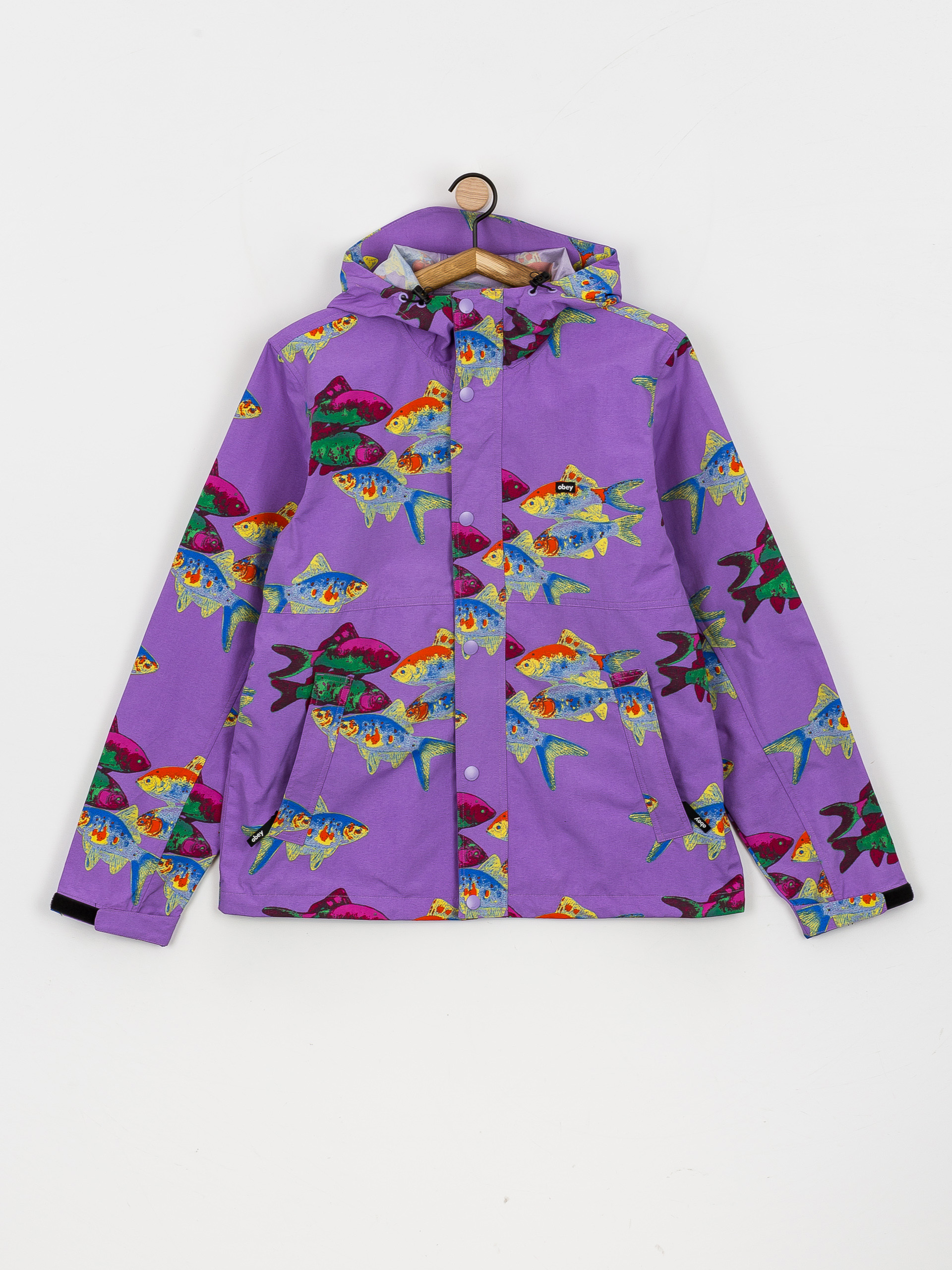 Kurtka OBEY Fishbowl (lavender silk multi)