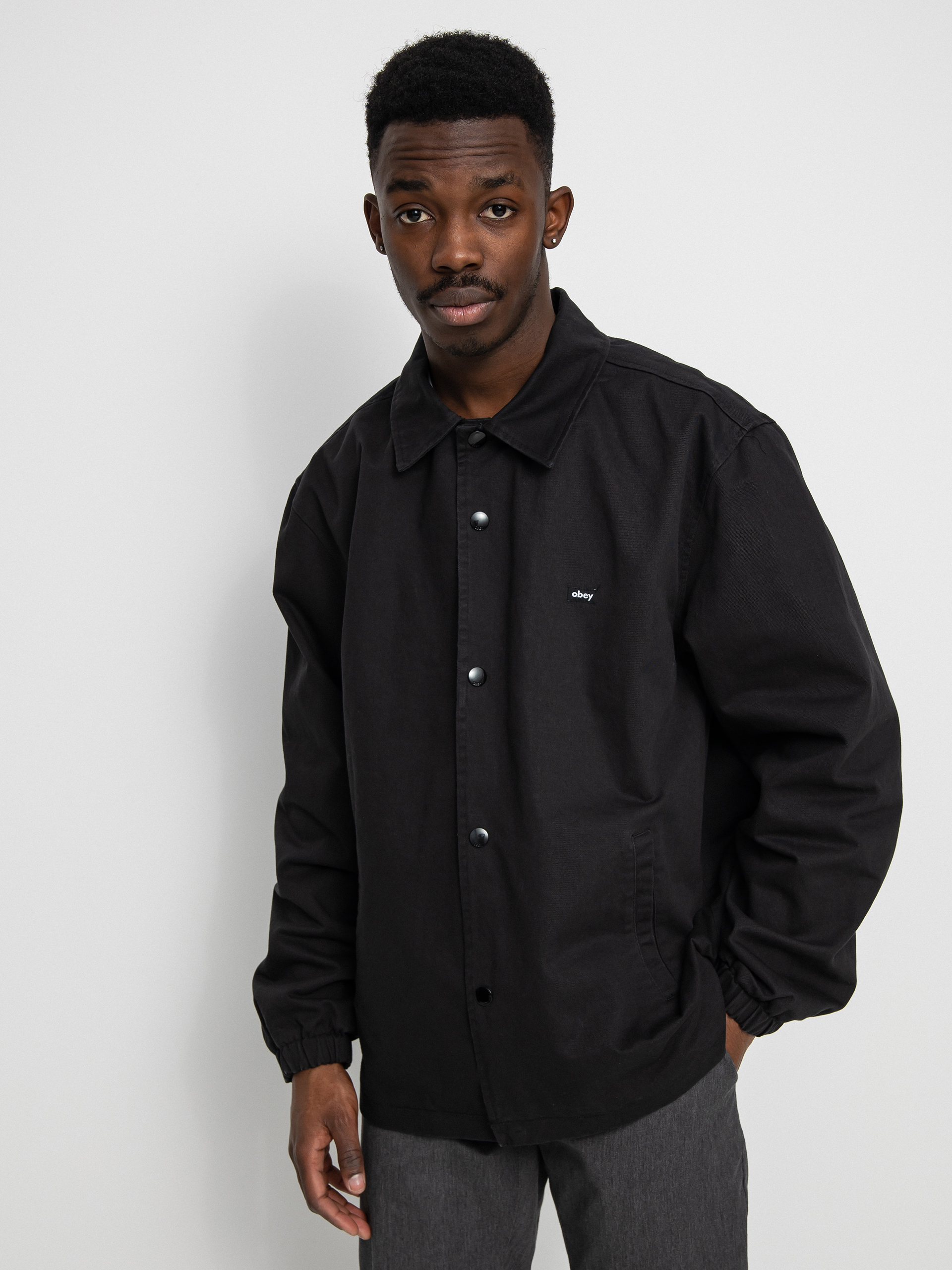 Kurtka OBEY Saucer (black)