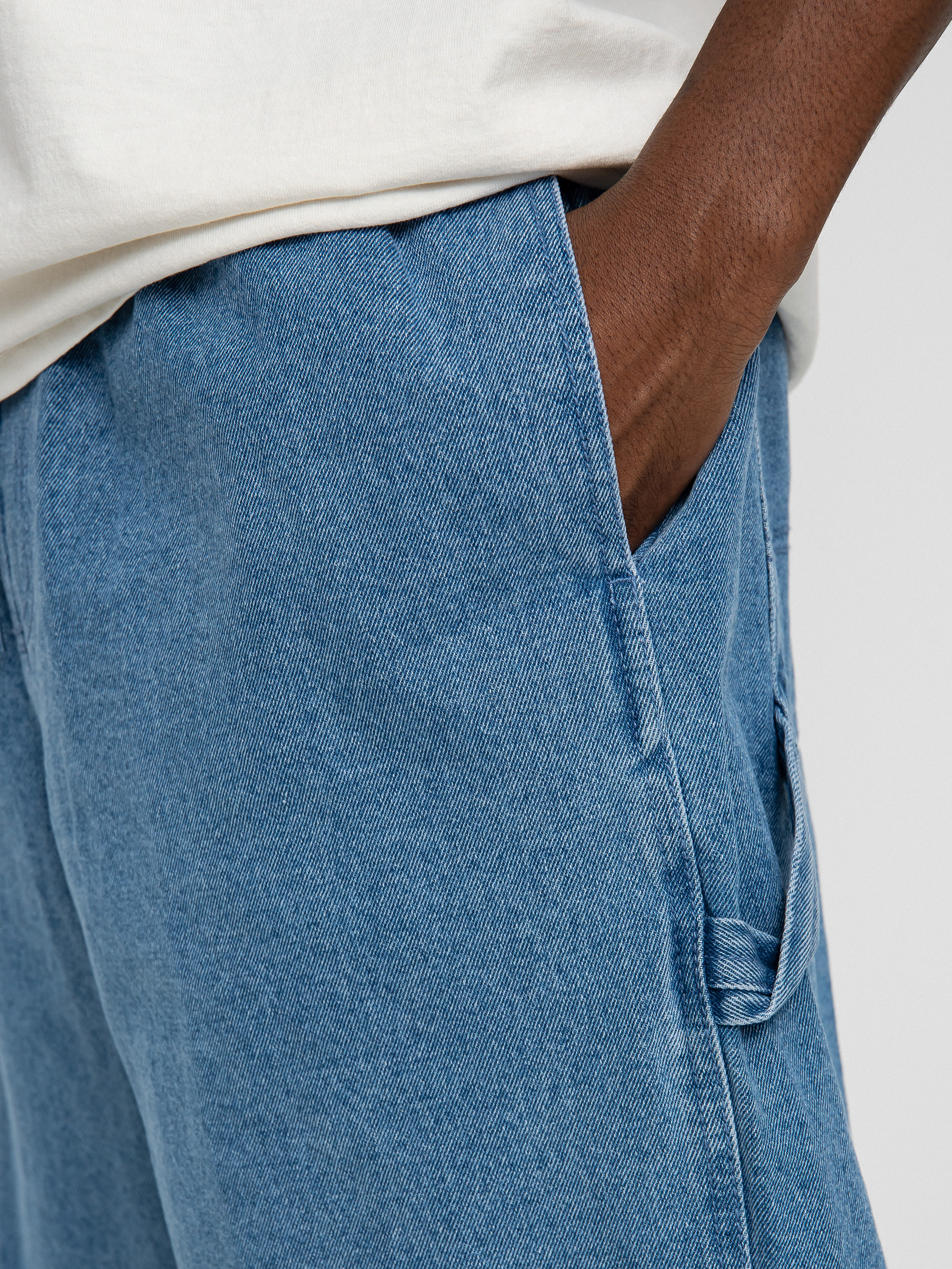 Szorty OBEY Easy Denim Carpenter (light indigo)