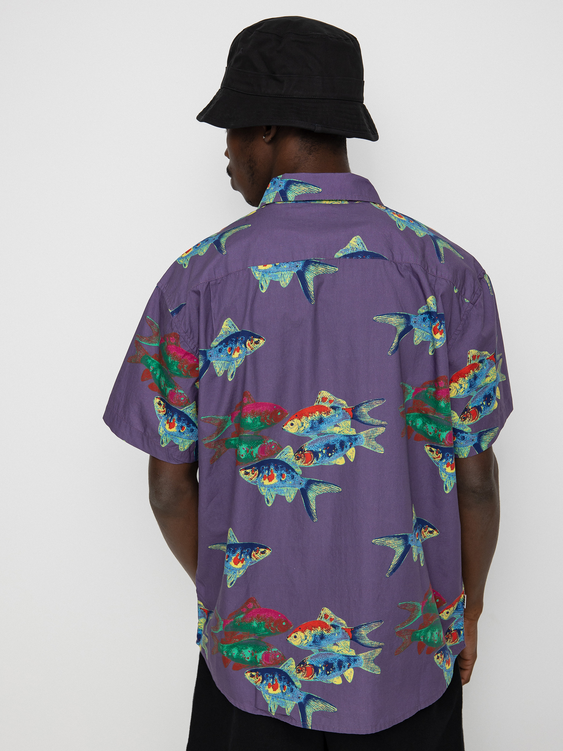 Koszula OBEY Fishbowl (lavender silk multi)