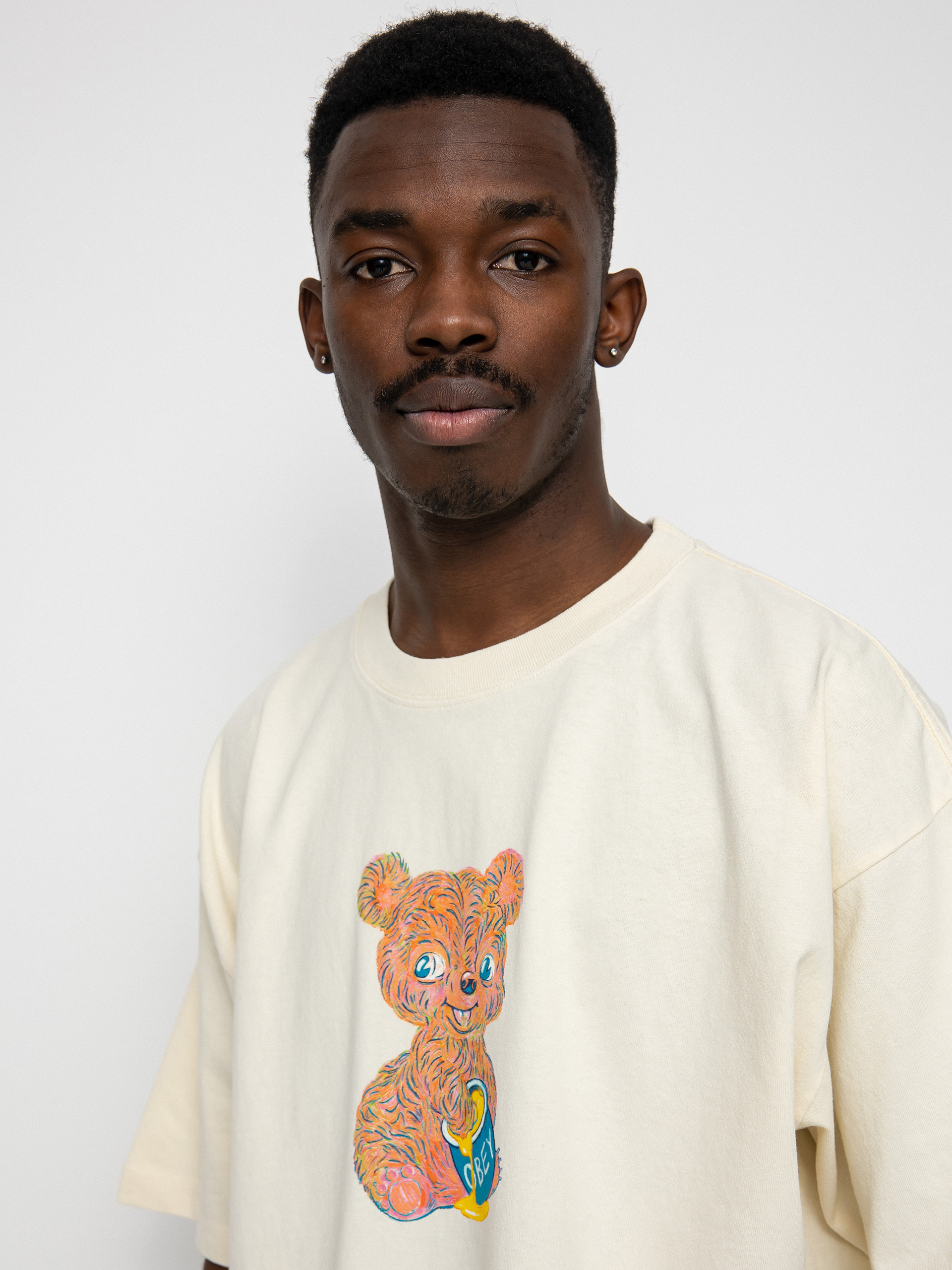T-shirt OBEY Honey Bear (sago)