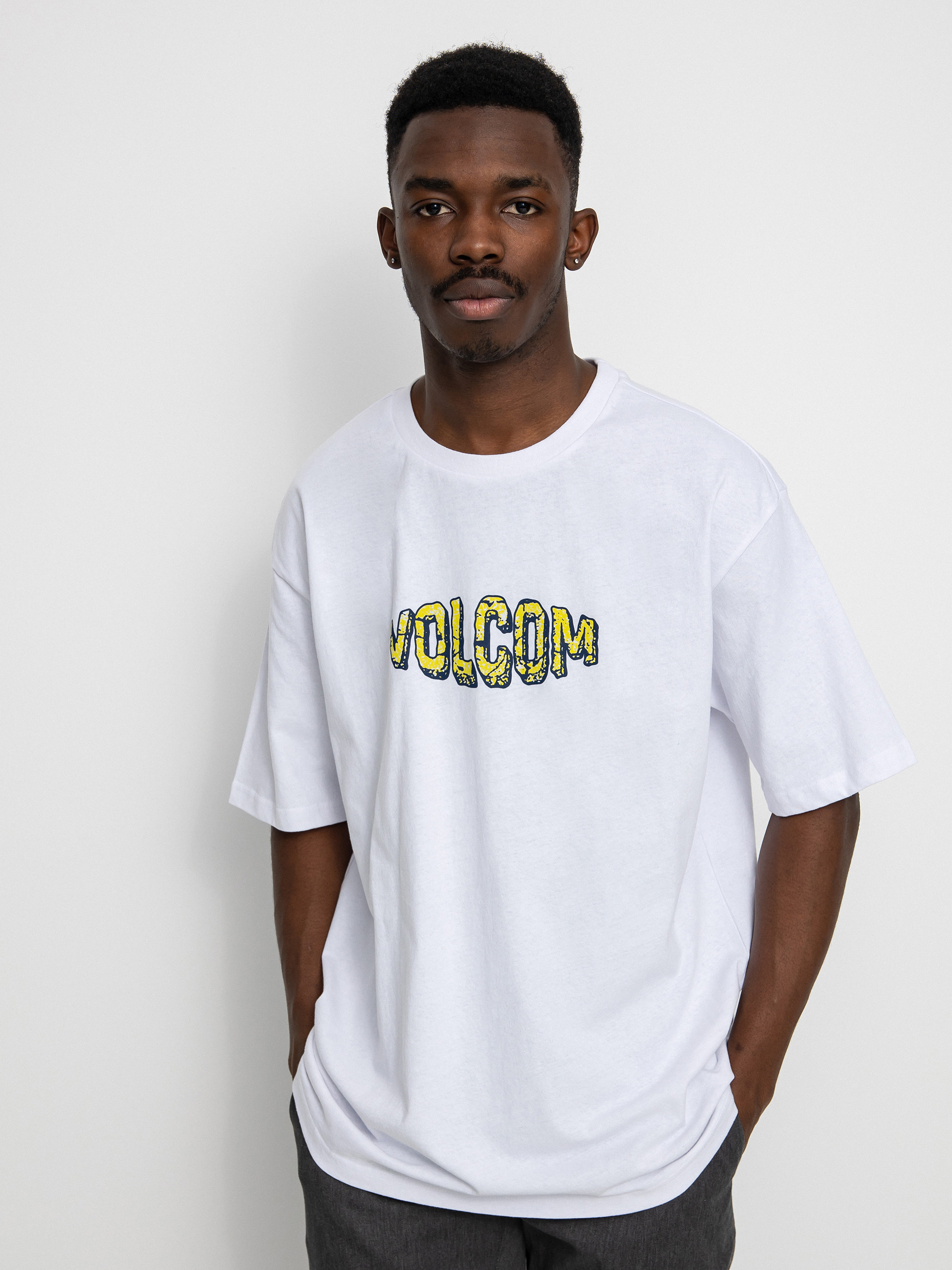 T-shirt Volcom Crusher (white)