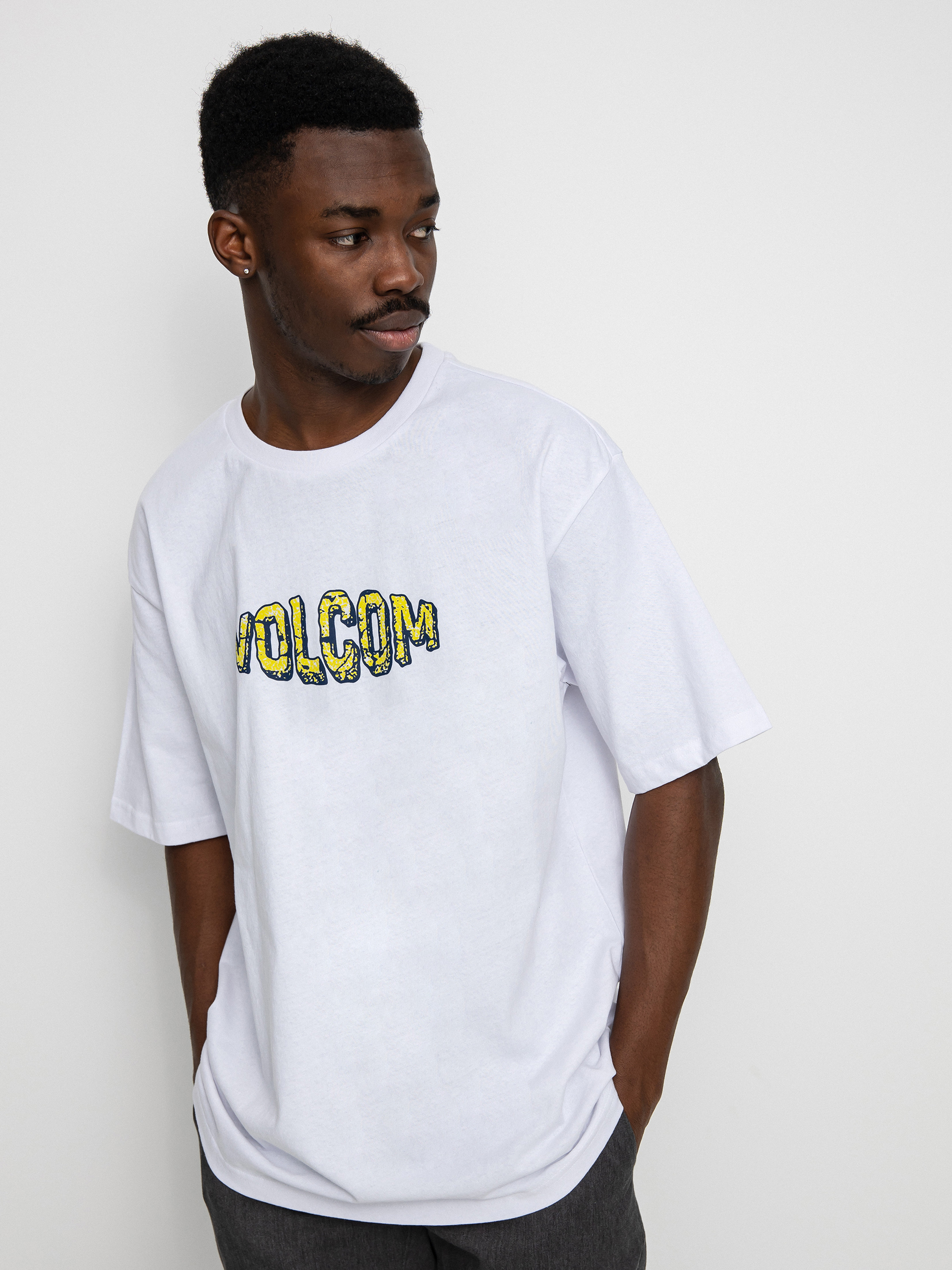 T-shirt Volcom Crusher (white)