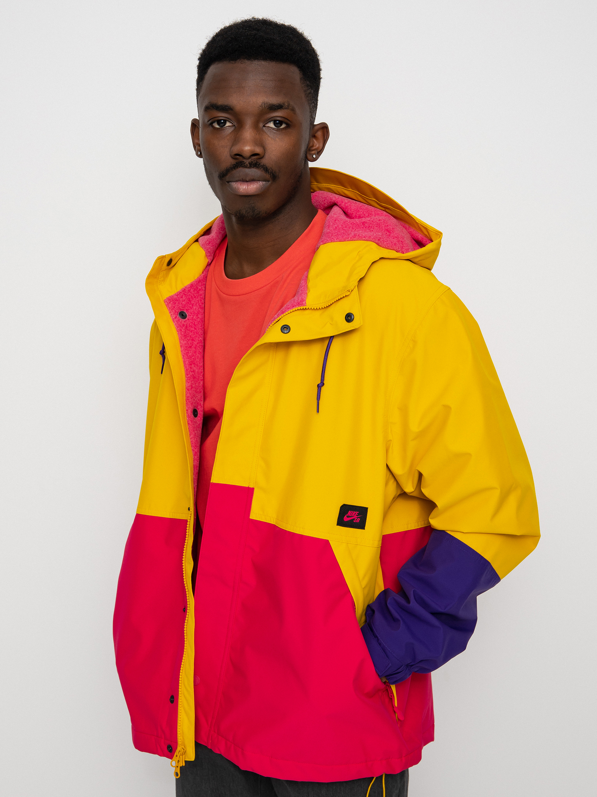 Kurtka Nike SB SF Winterized (dark sulfur/rush pink/court purple)
