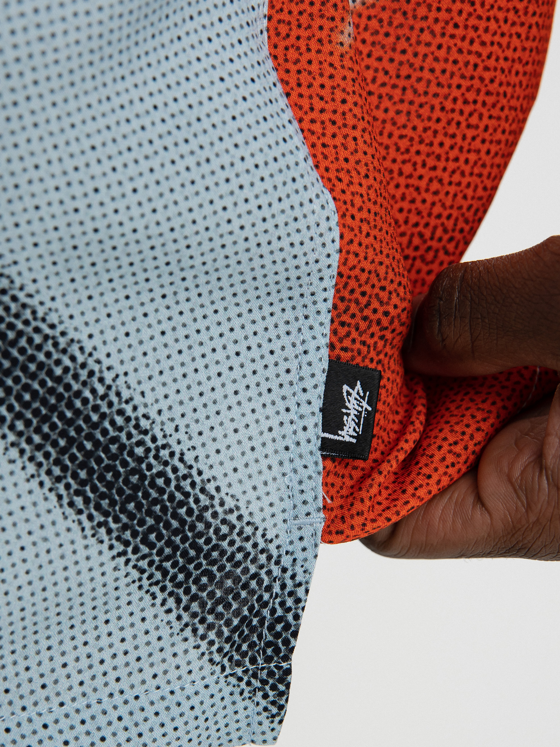 Koszula Stussy Halftone Flower (light blue)