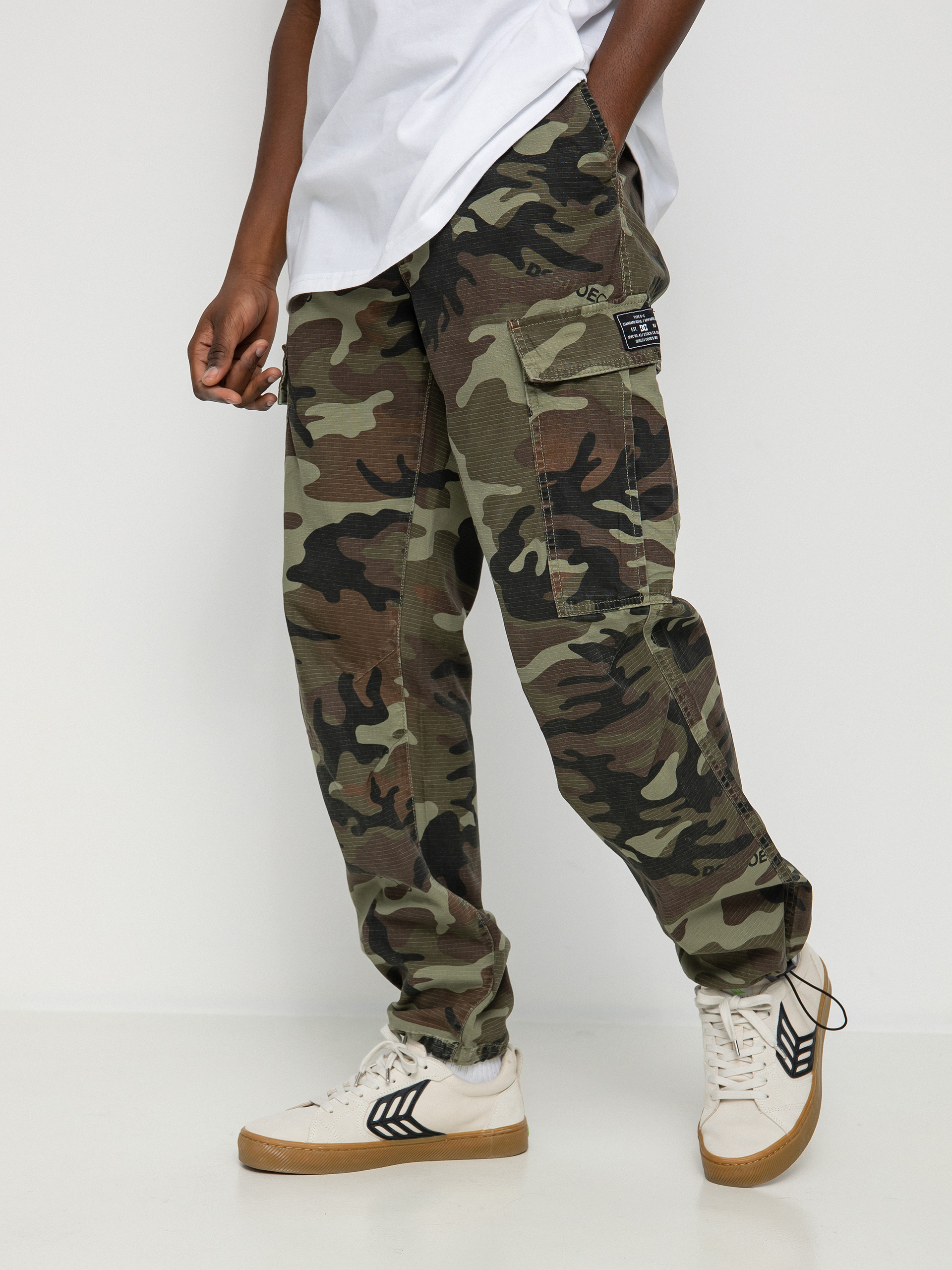 Spodnie DC Warehouse Cargo (dc woodland camo)