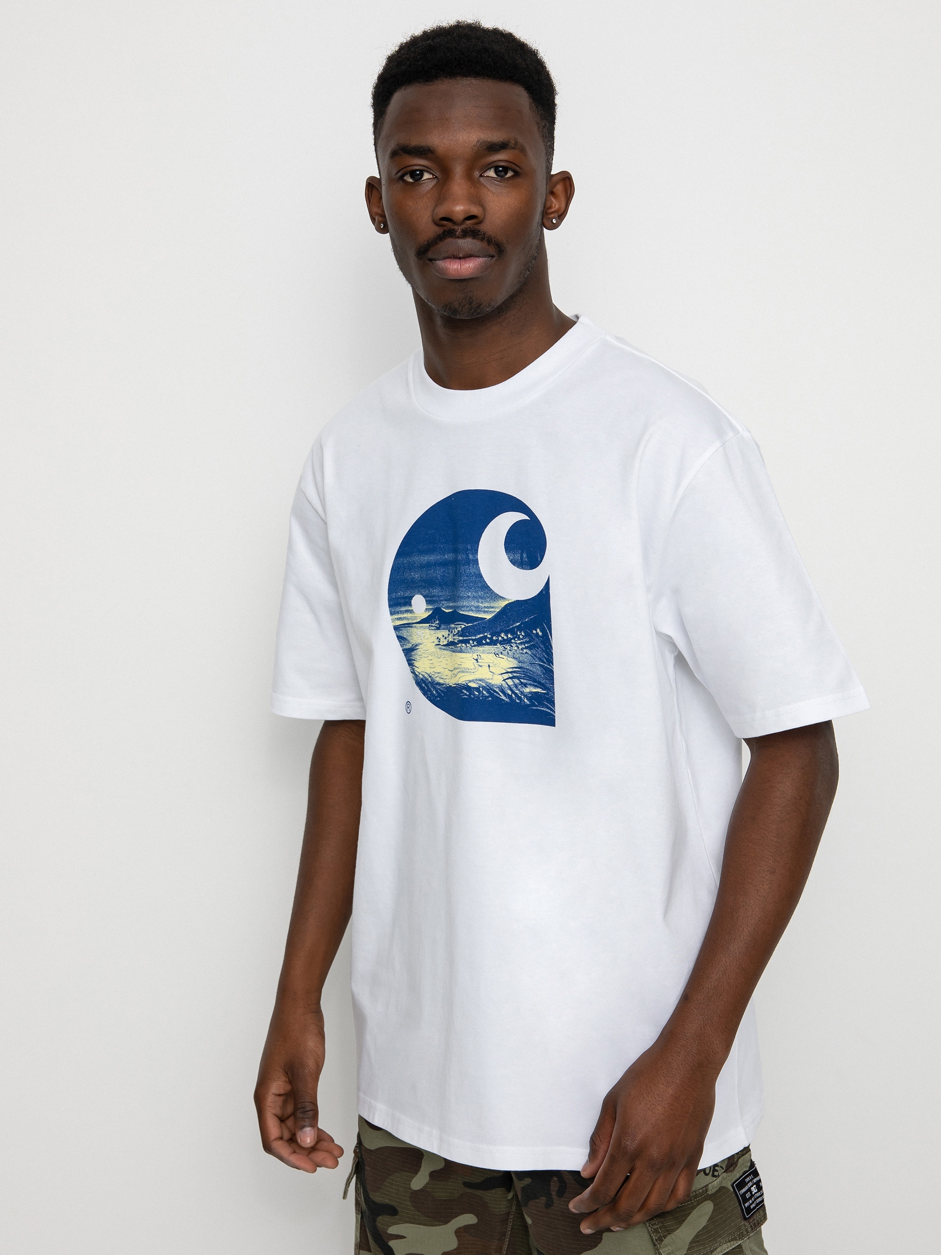 T-shirt Carhartt WIP Gulf C (white)