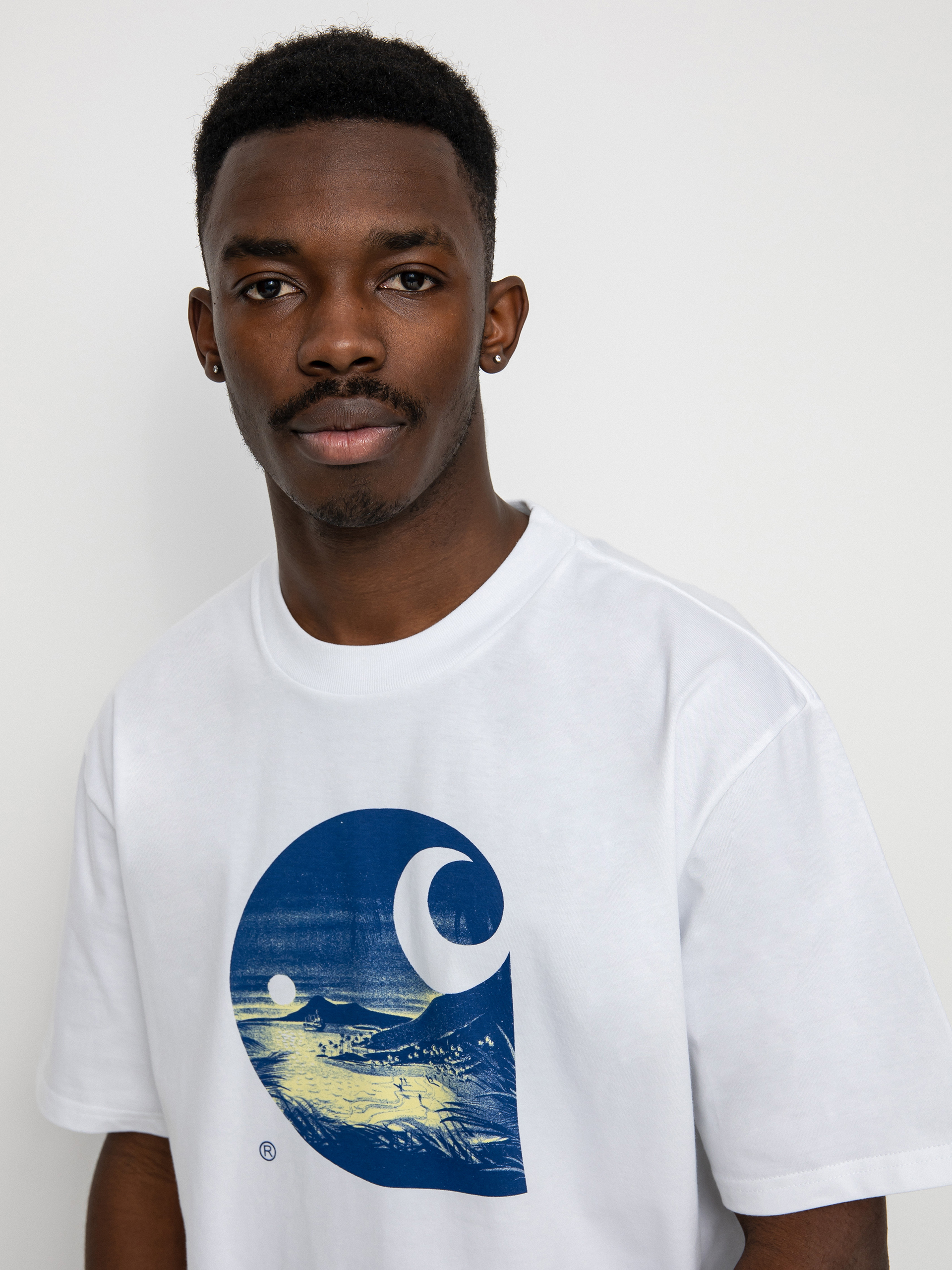 T-shirt Carhartt WIP Gulf C (white)