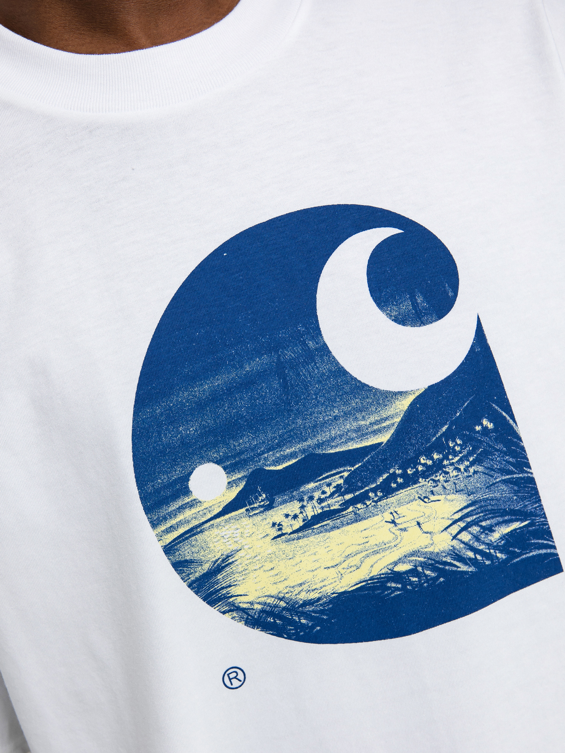 T-shirt Carhartt WIP Gulf C (white)