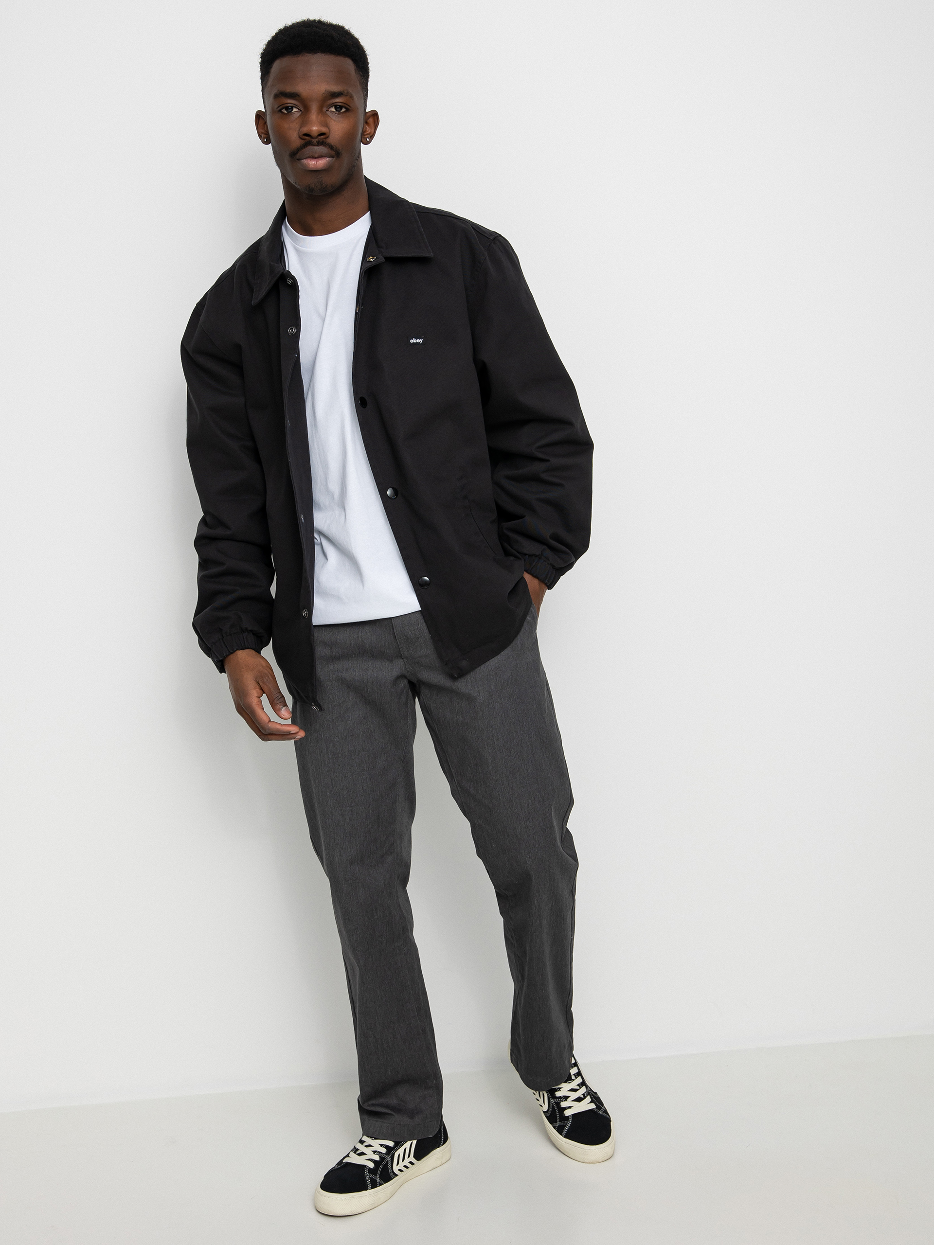 Spodnie Volcom Frickin Modern Stret (charcoal heather)