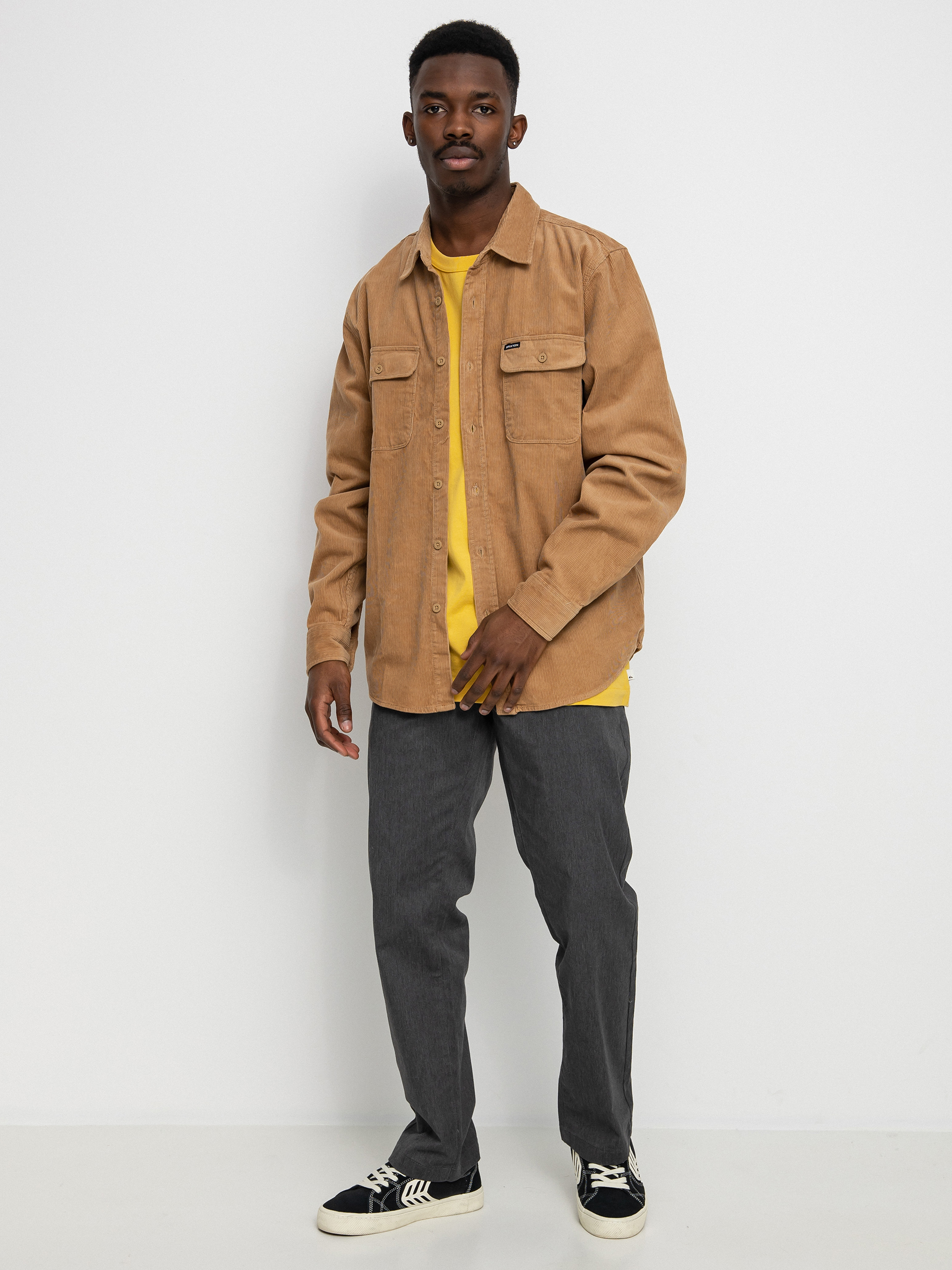 Koszula Brixton Bowery Corduroy Flannel Ls (mojave)