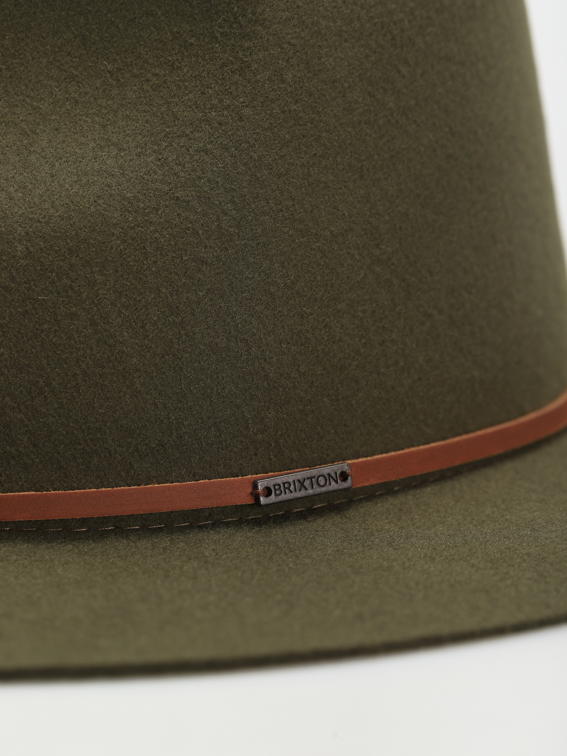 Kapelusz Brixton Wesley Fedora (military olive)