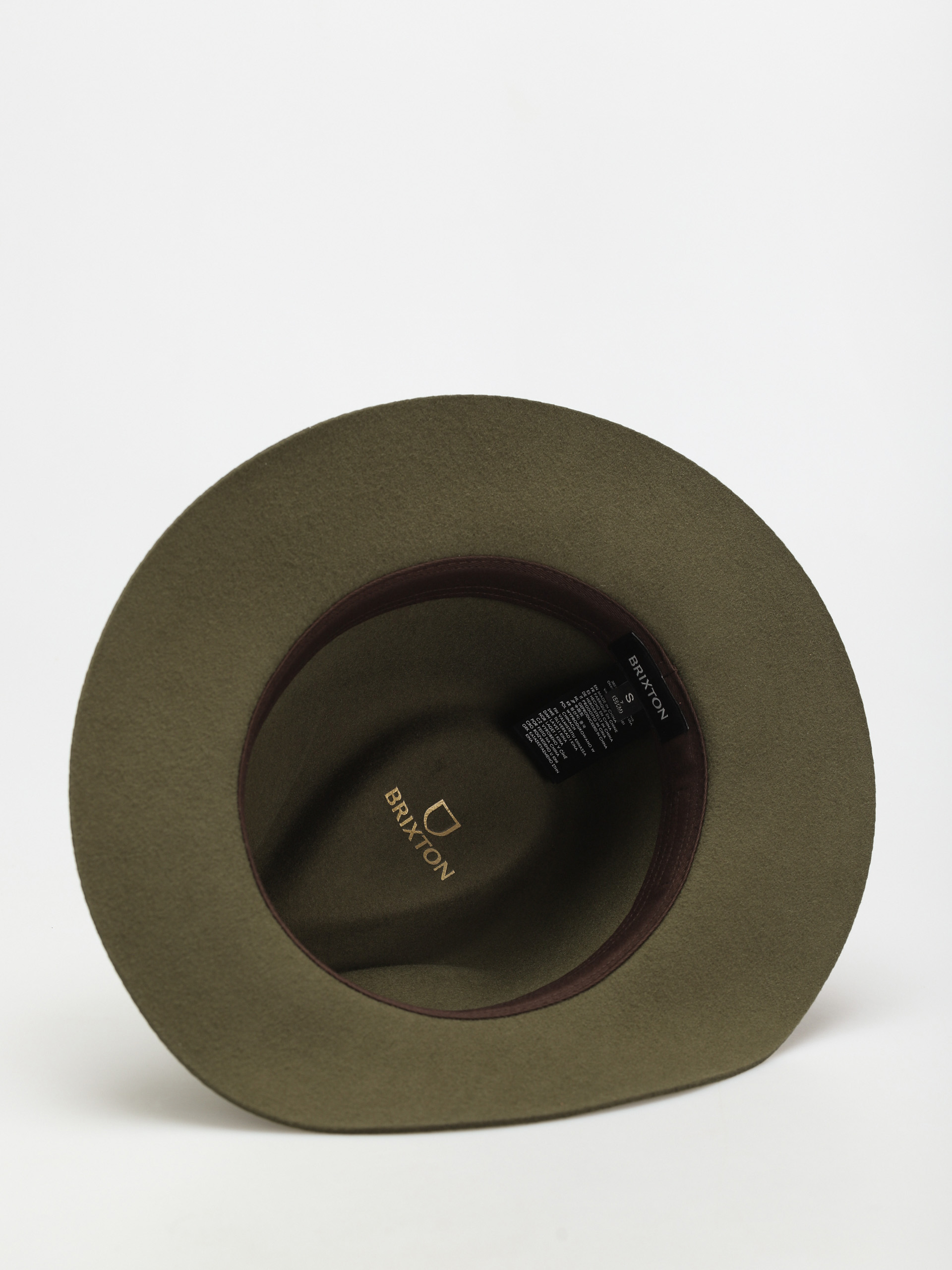 Kapelusz Brixton Wesley Fedora (military olive)
