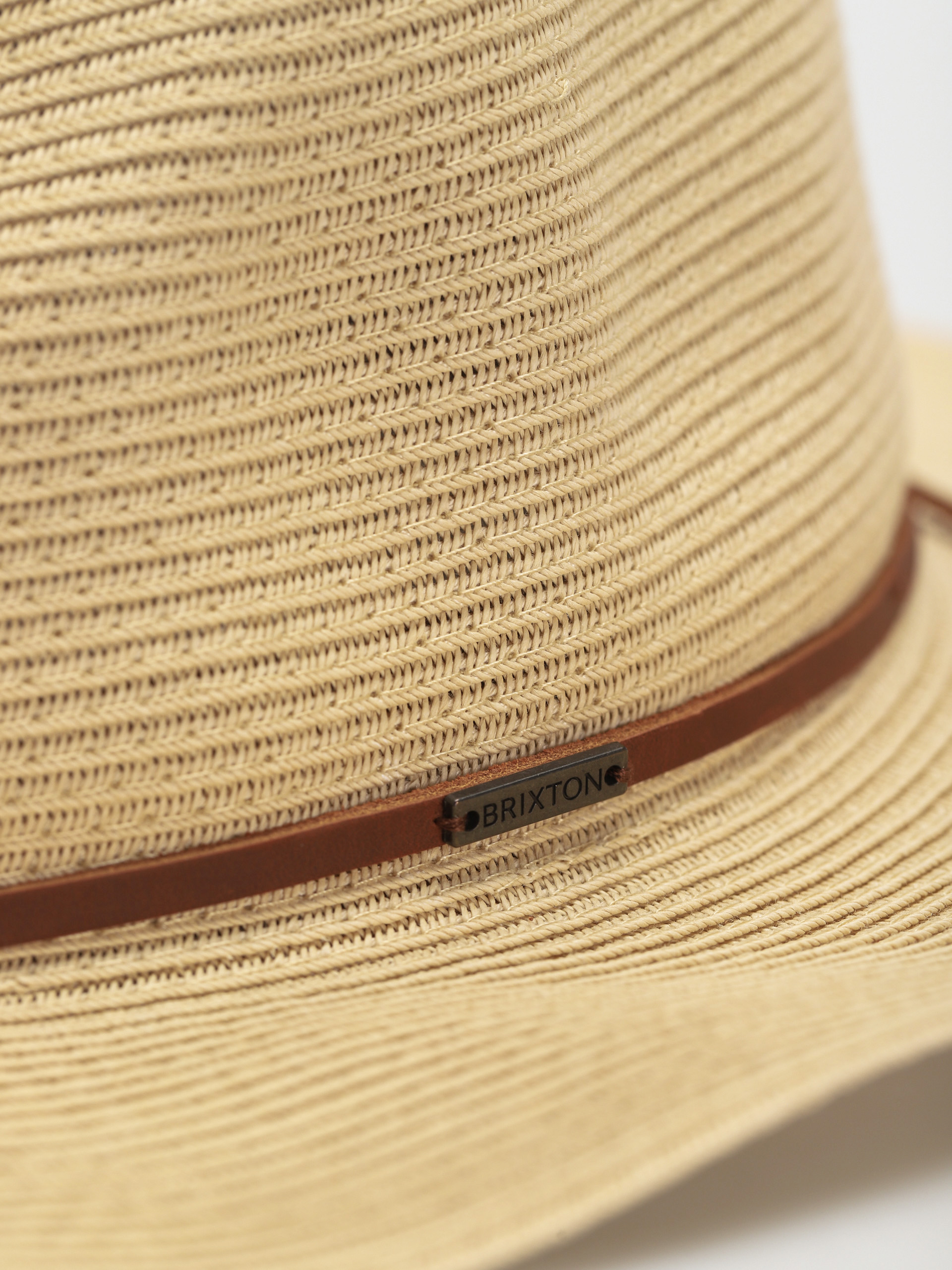 Kapelusz Brixton Wesley Straw Packable Fedora (tan)