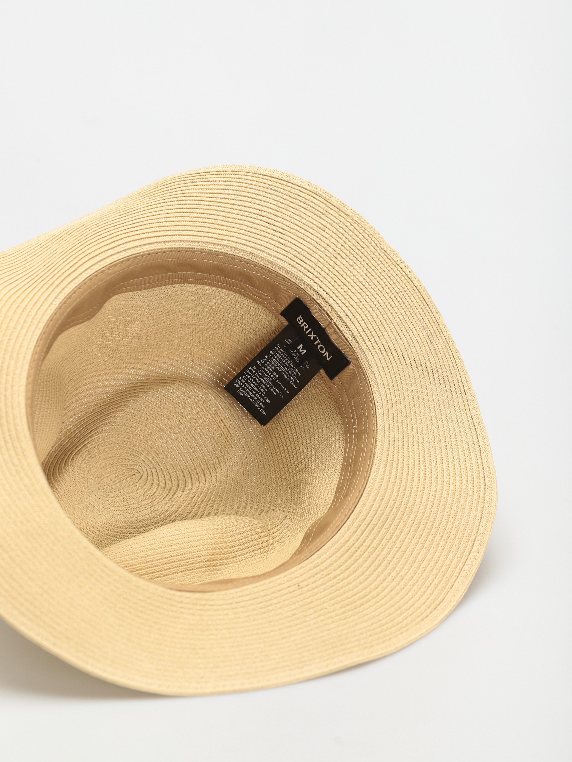 Kapelusz Brixton Wesley Straw Packable Fedora (tan)