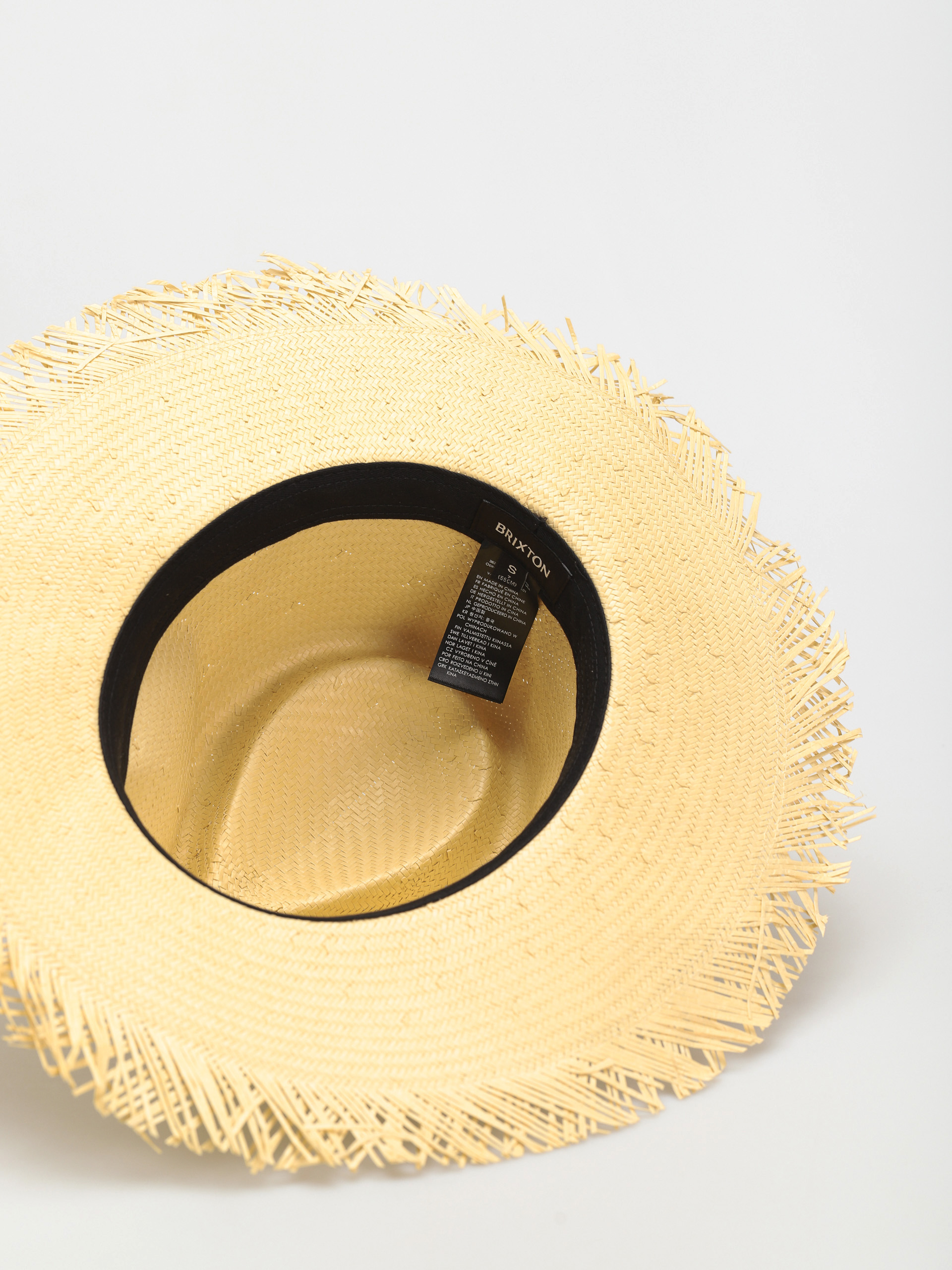 Kapelusz Brixton Jo Straw Frayed Fedora (honey)