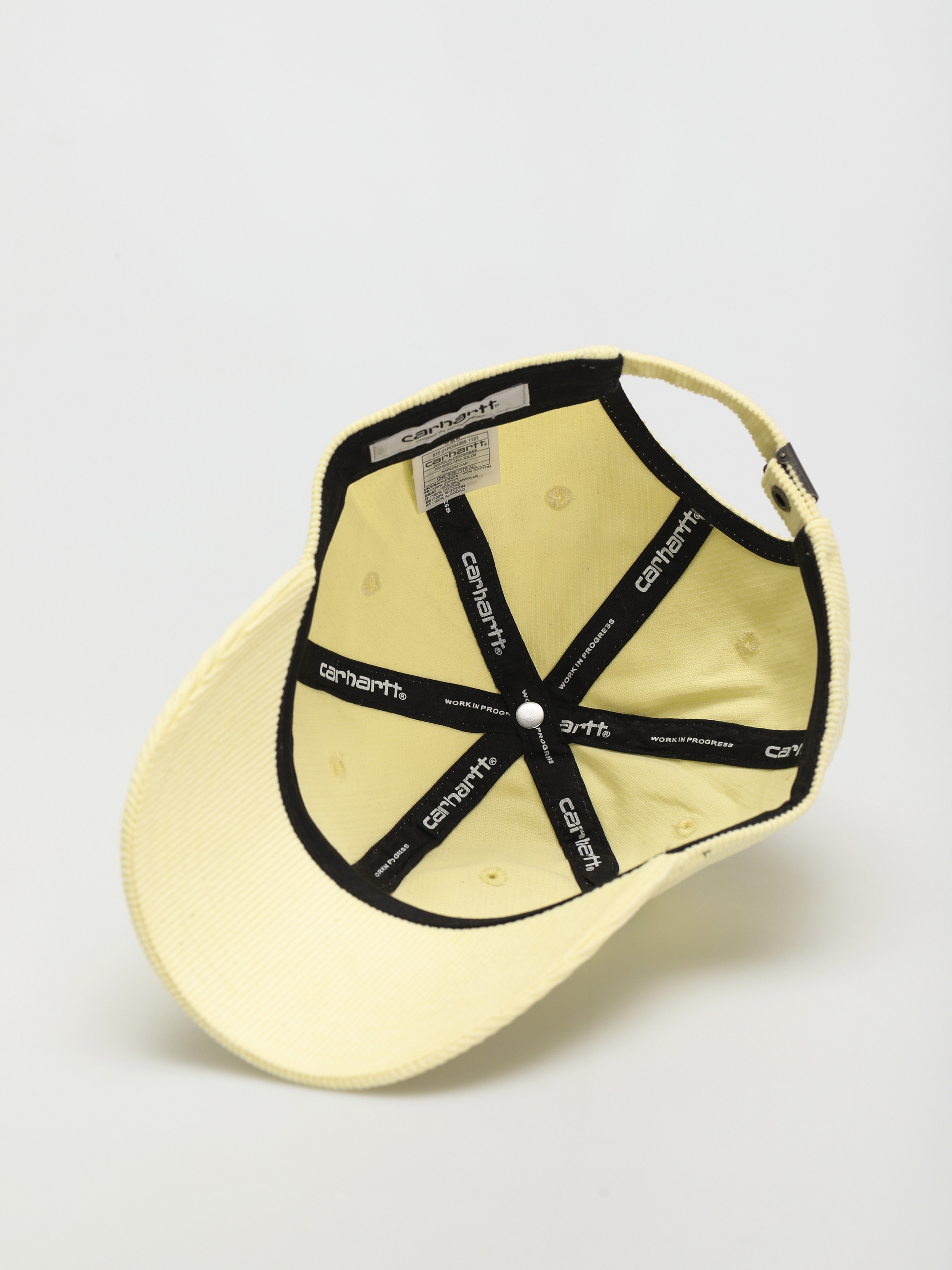 Czapka z daszkiem Carhartt WIP Harlem (soft yellow/popsicle)