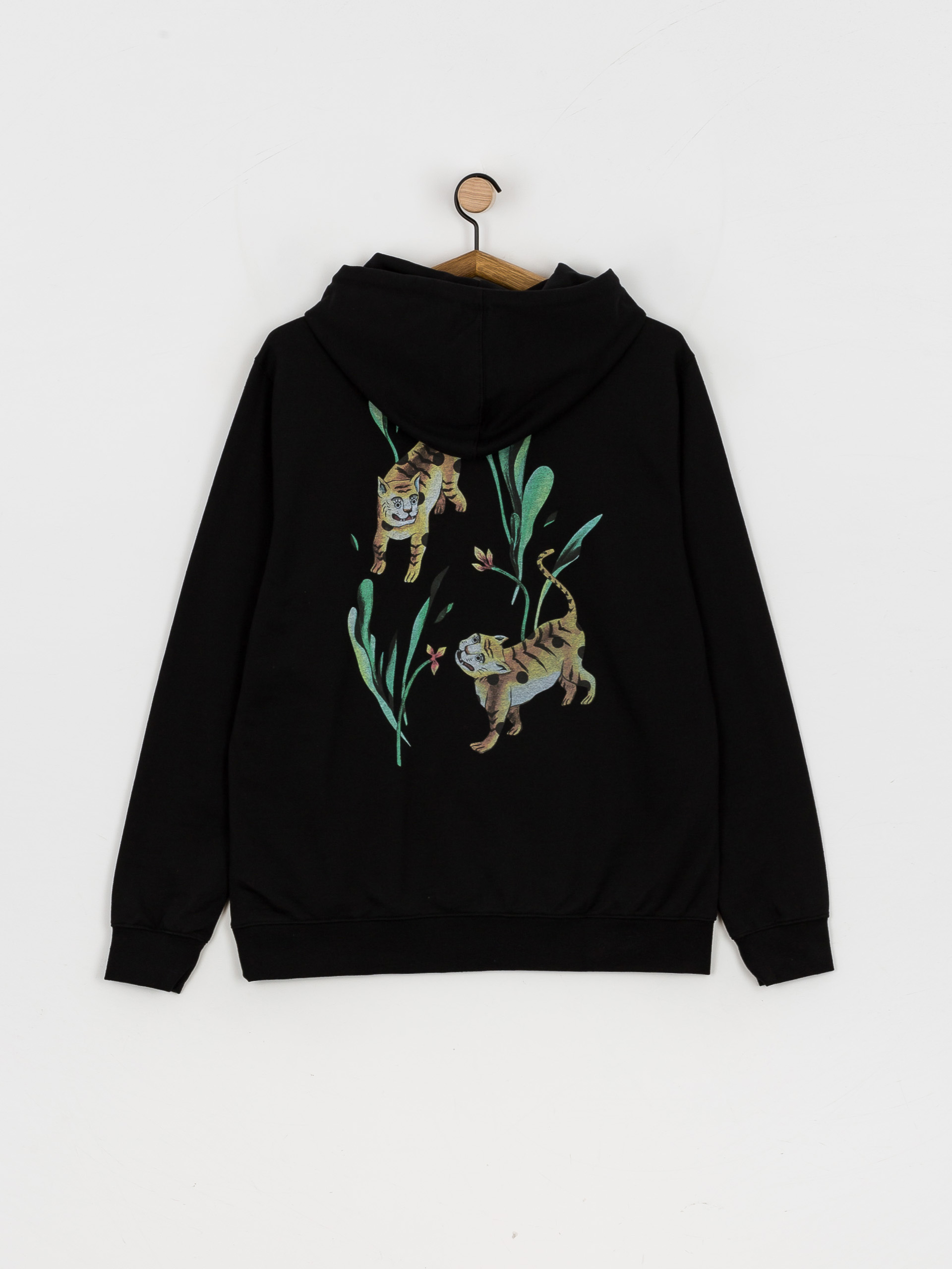 Bluza z kapturem RVCA Tigers HD (black)