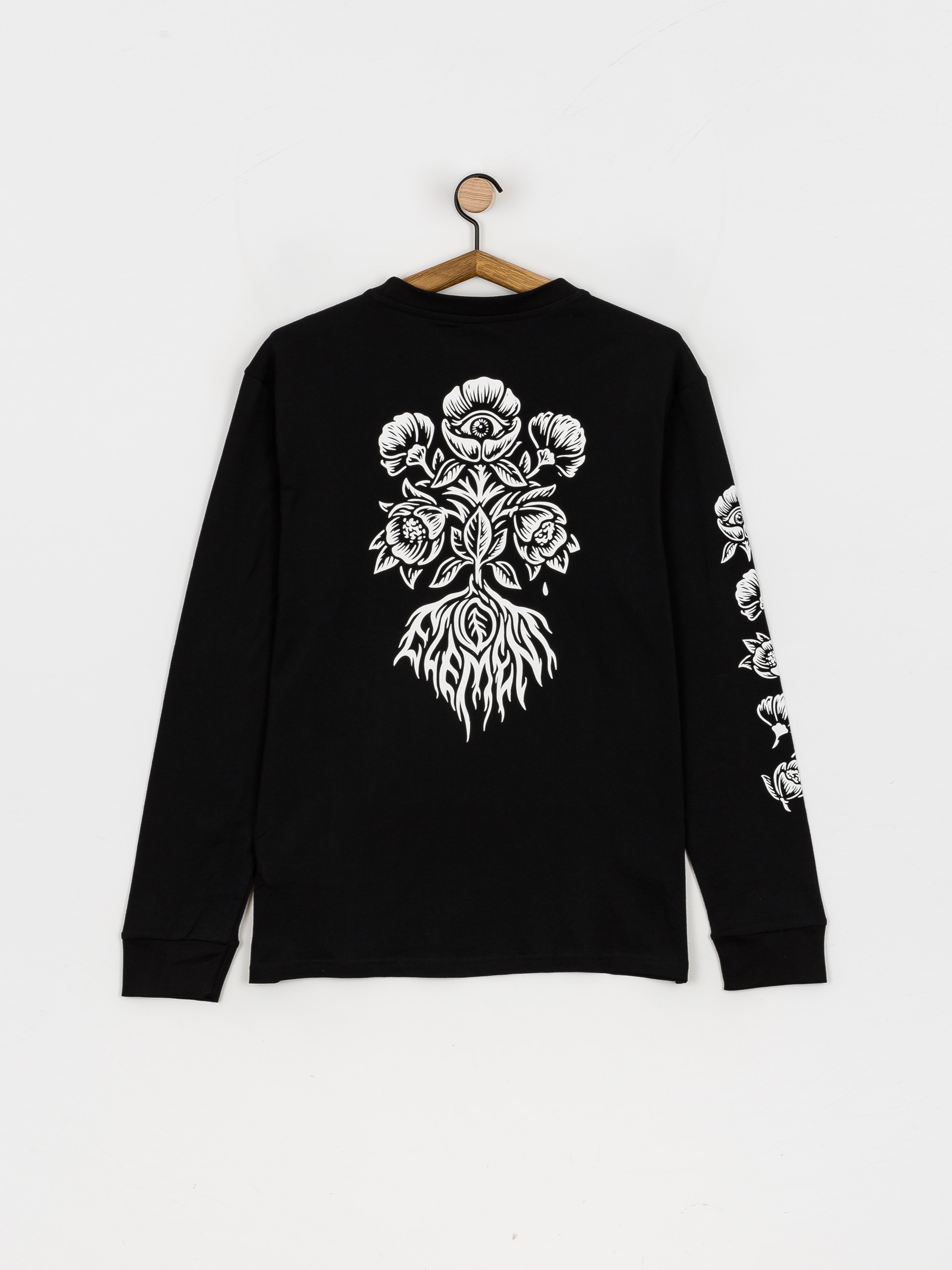 Longsleeve Element Bloom (flint black)
