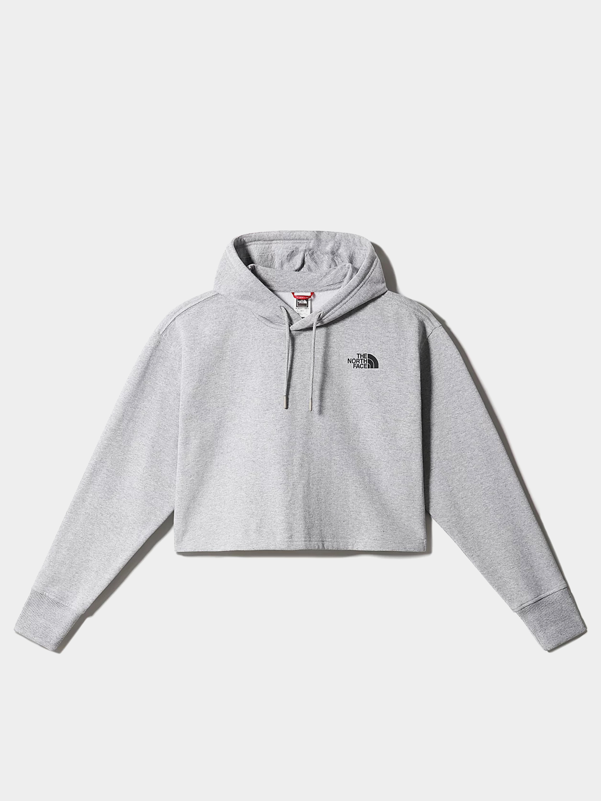 Bluza z kapturem The North Face Coordinates Crop HD Wmn (tnf light grey heather)