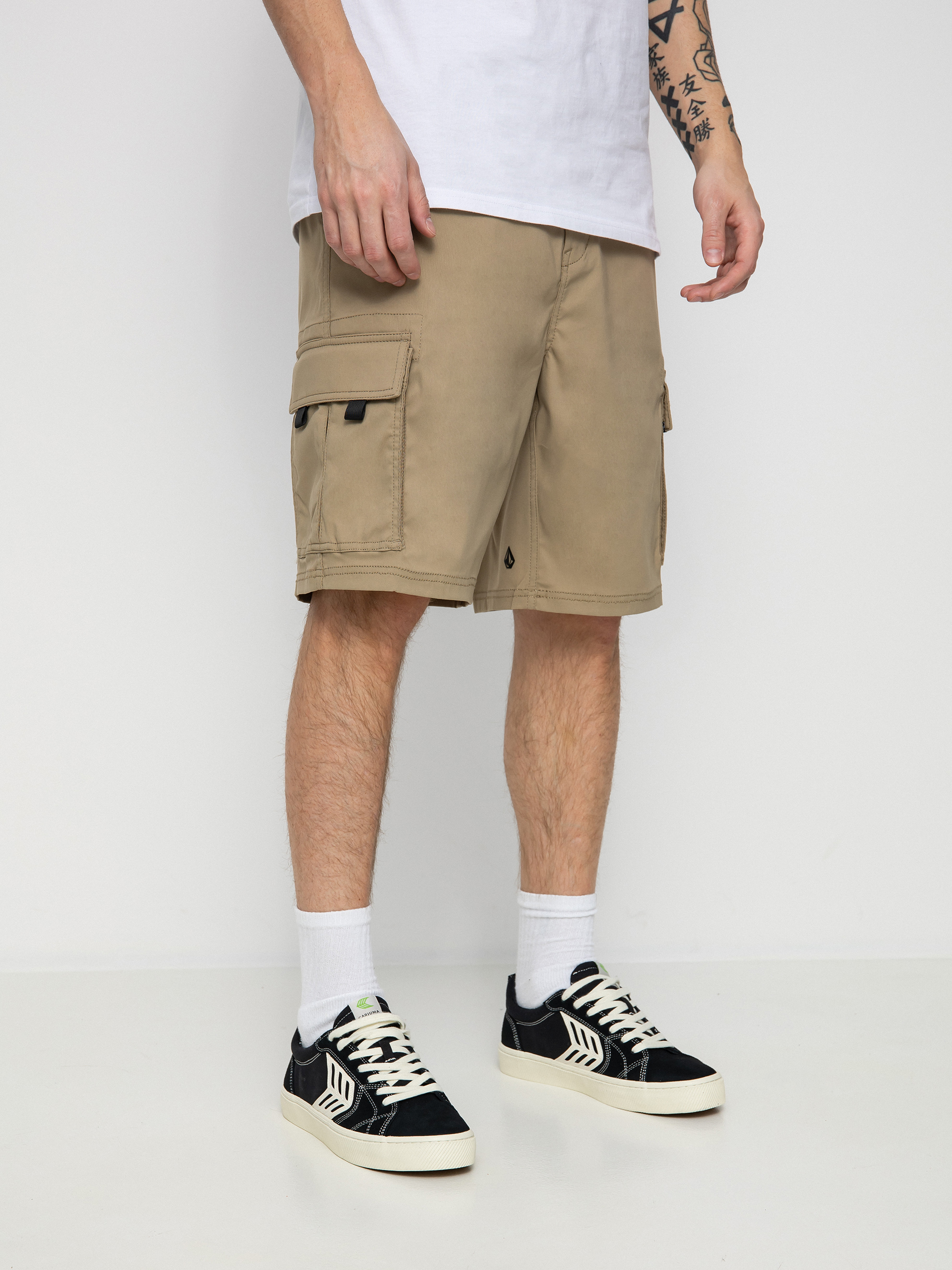 Szorty Volcom Skate Vitals Cargo Hybrid 21 (khaki)
