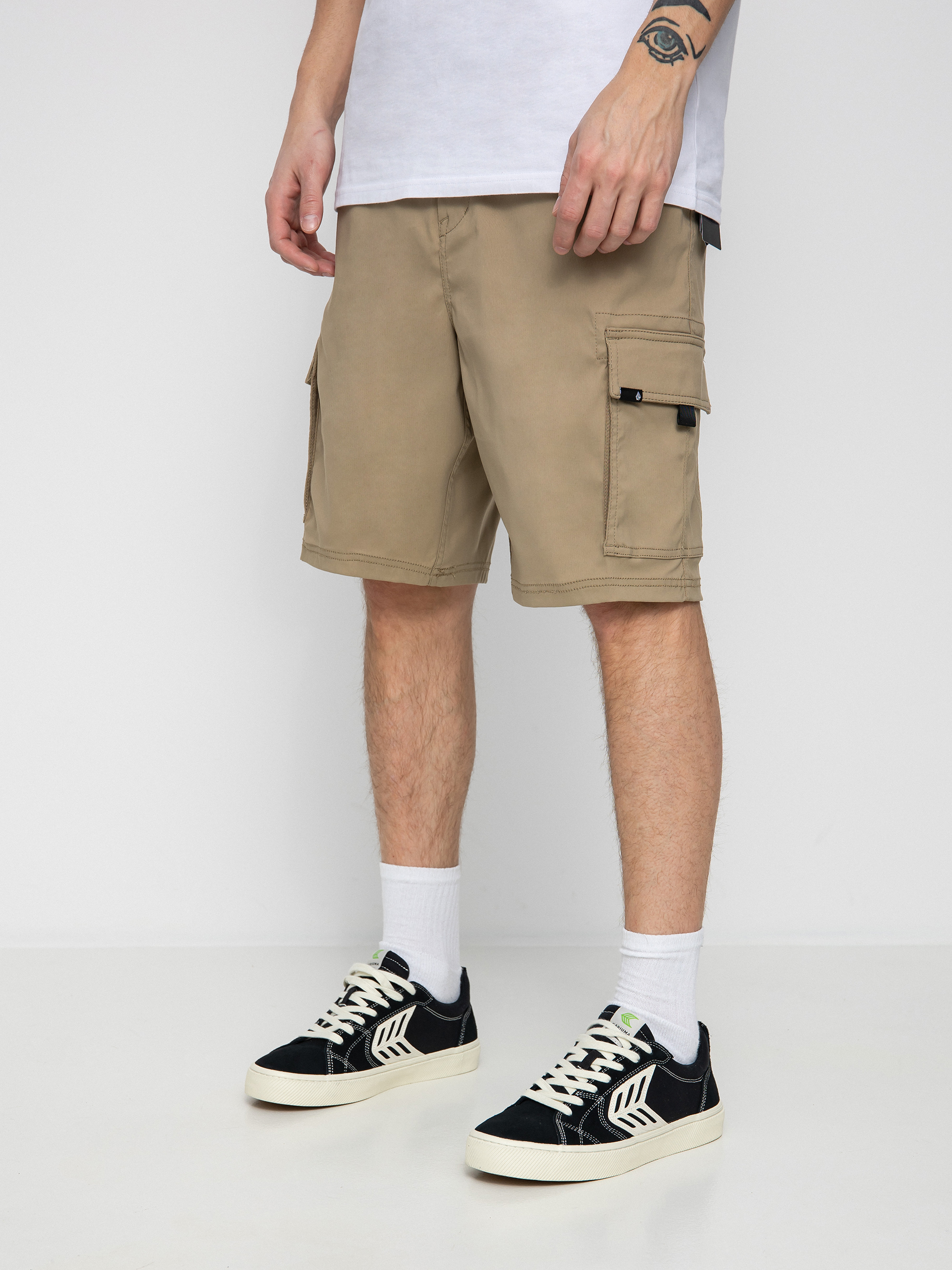 Szorty Volcom Skate Vitals Cargo Hybrid 21 (khaki)