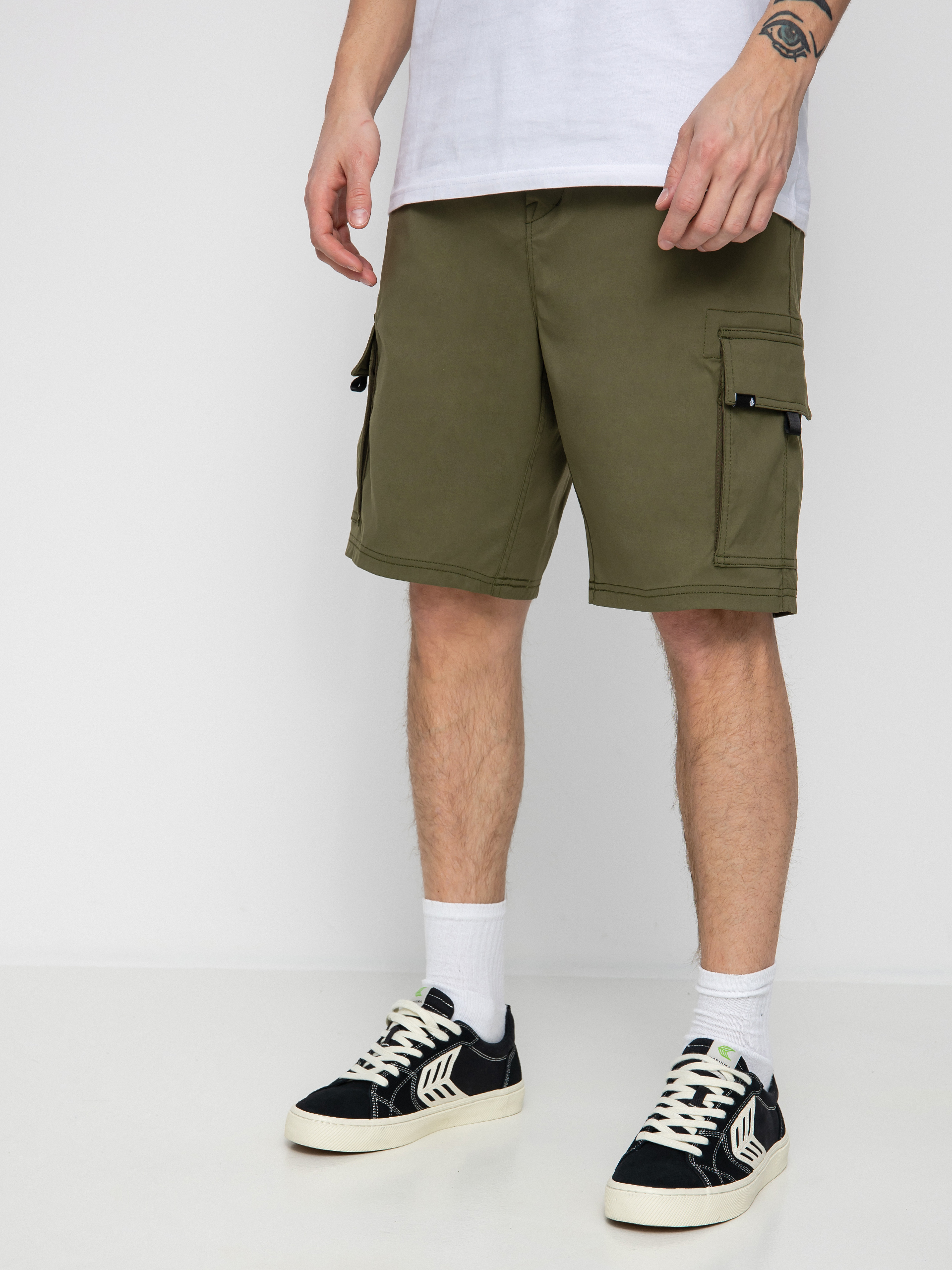 Szorty Volcom Skate Vitals Cargo Hybrid 21 (military)