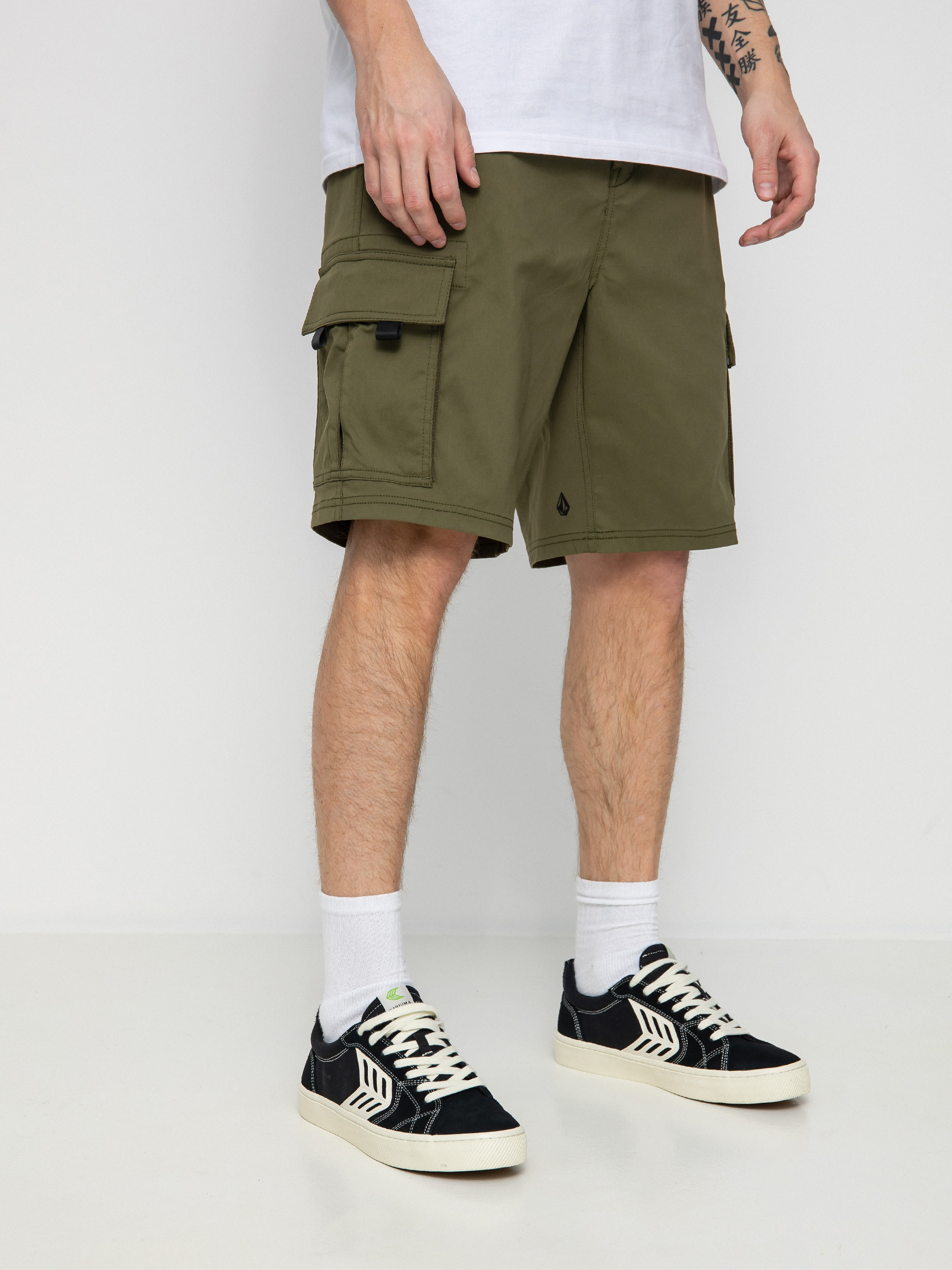 Szorty Volcom Skate Vitals Cargo Hybrid 21 (military)