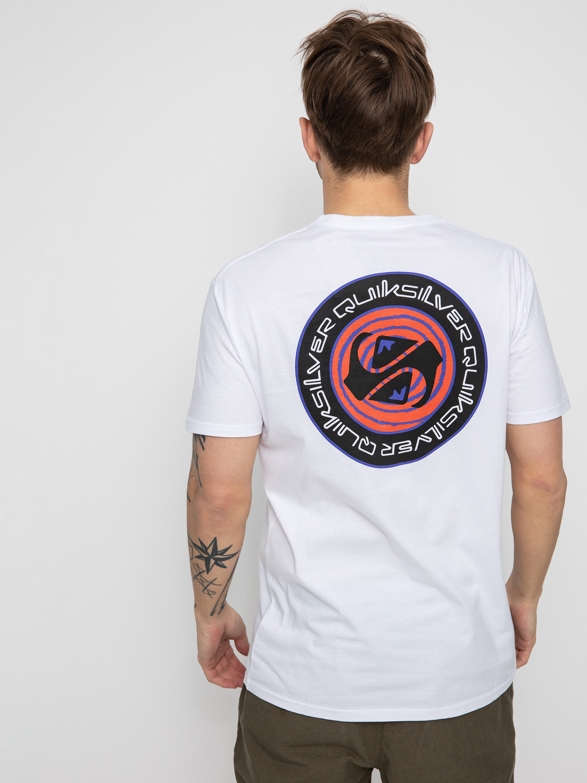 T-shirt Quiksilver Circle Game (white)