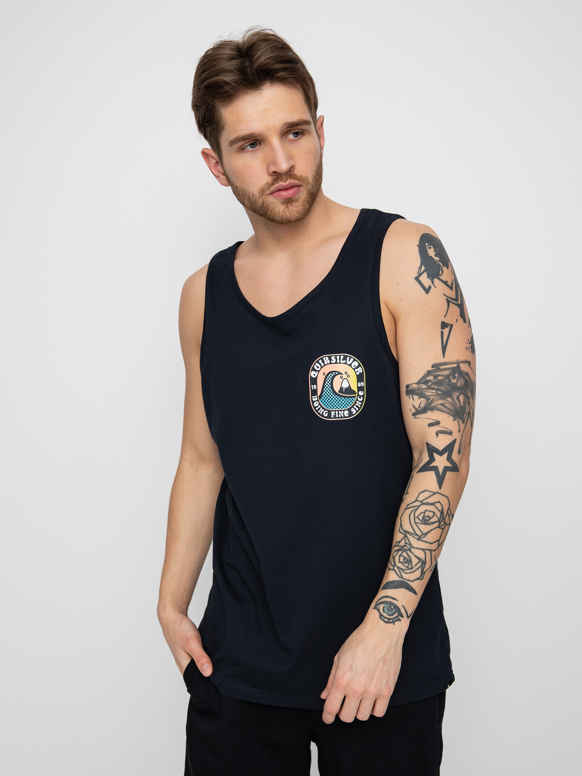 Tank Quiksilver Another Story (black)
