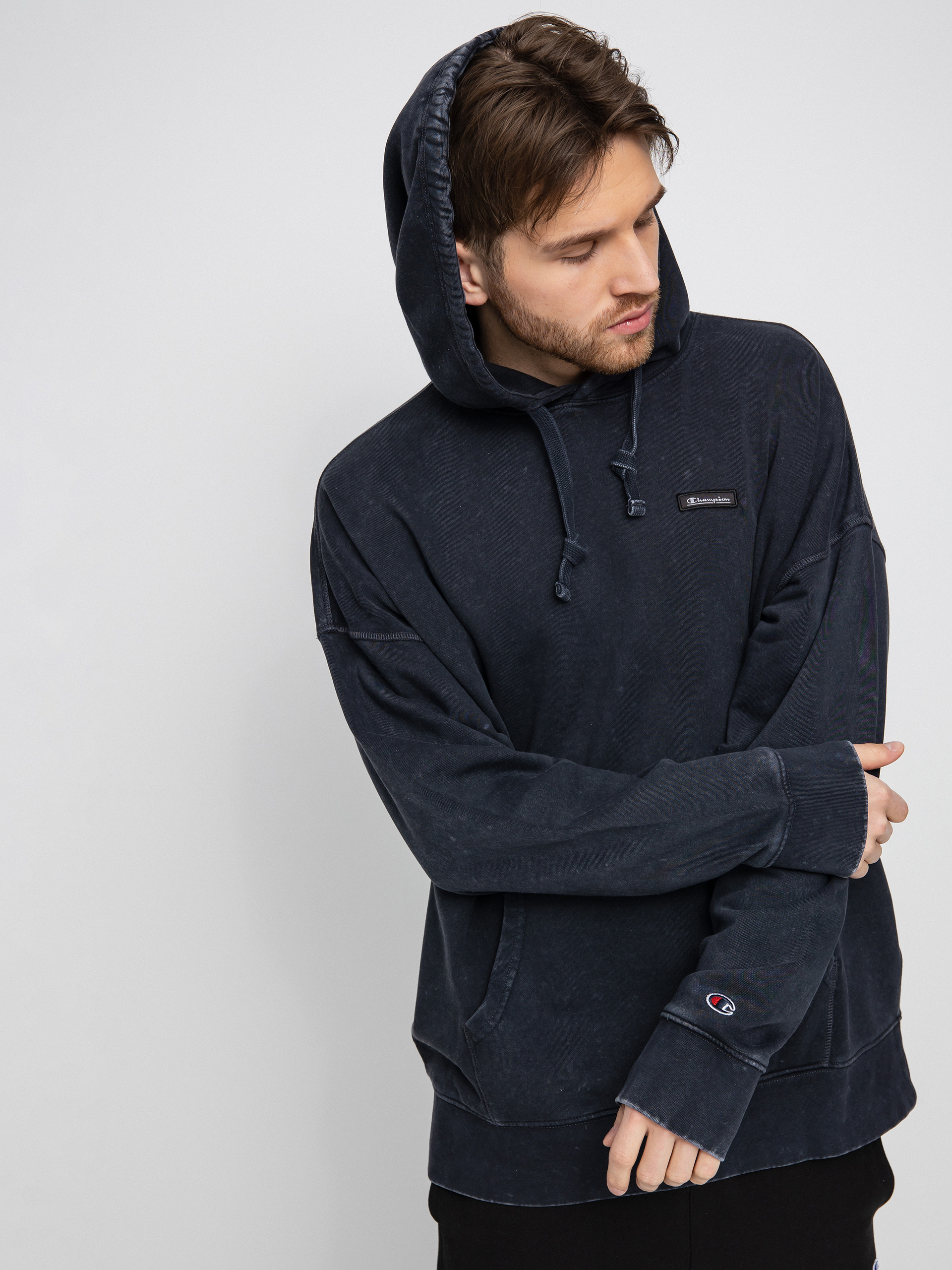 Bluza z kapturem Champion Hooded Sweatshirt 217083 HD (nbk)