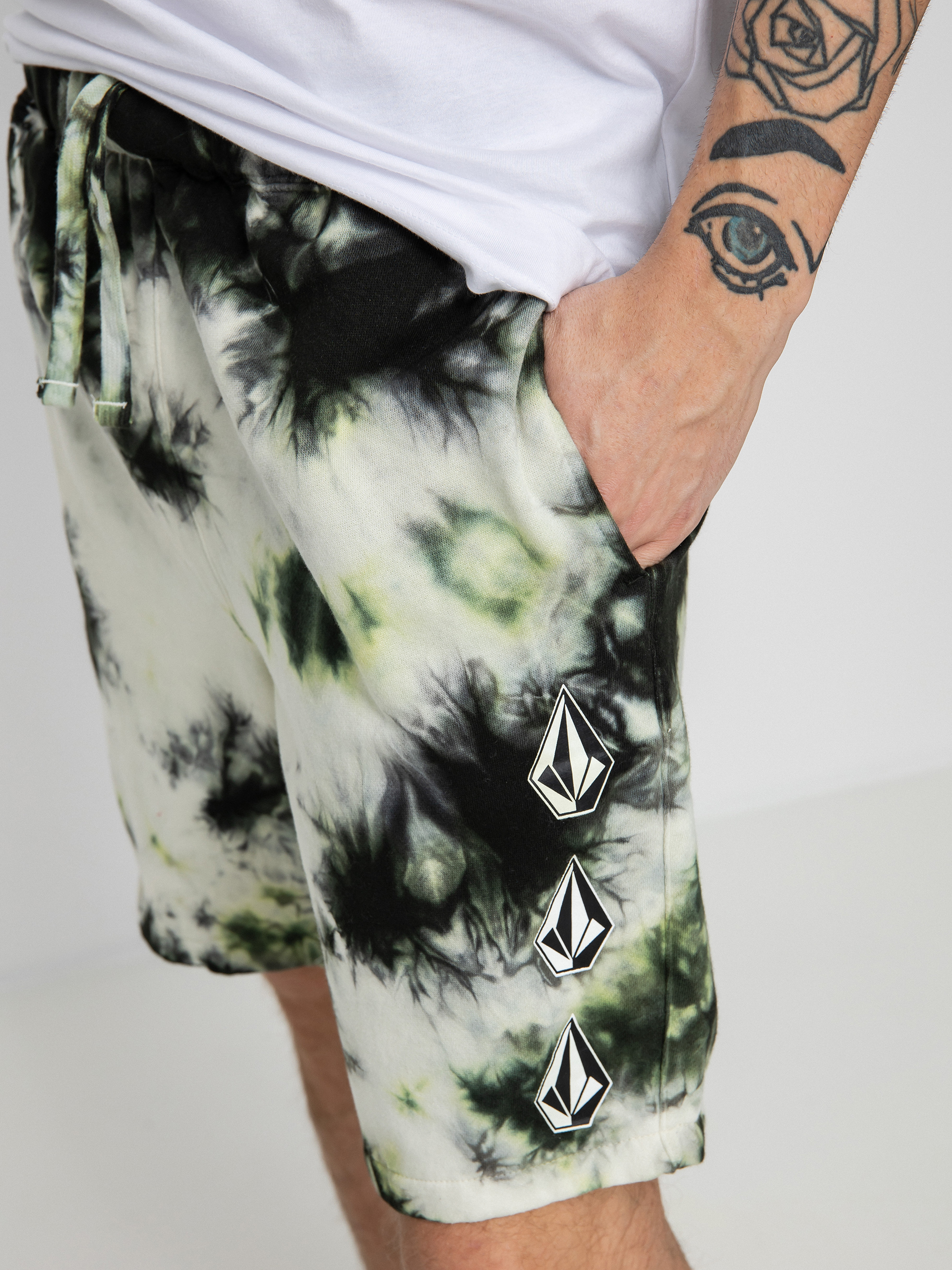 Szorty Volcom Iconic Stone Plus (lime tie dye)