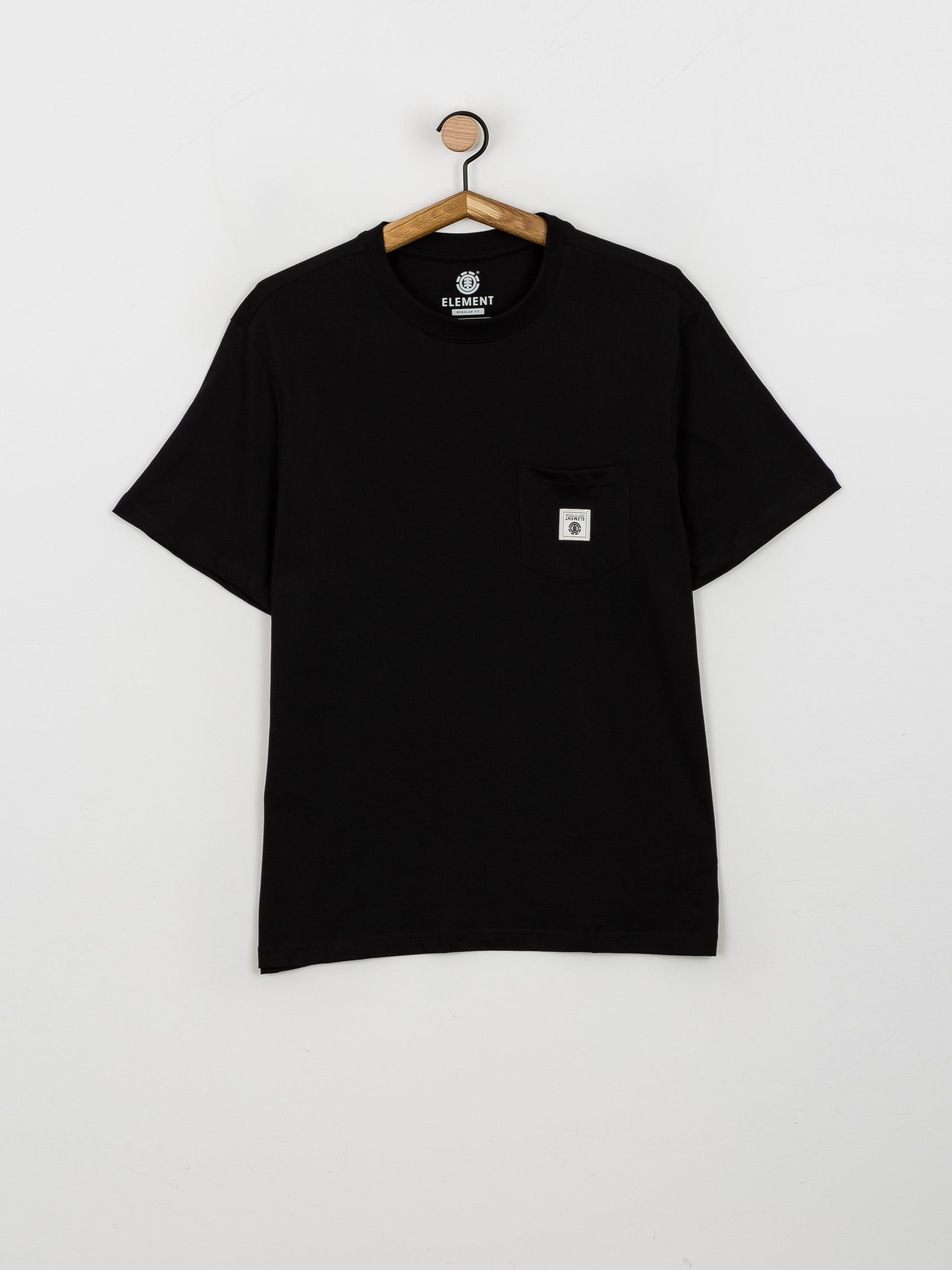 T-shirt Element Basic Pocket Label S (flint black)