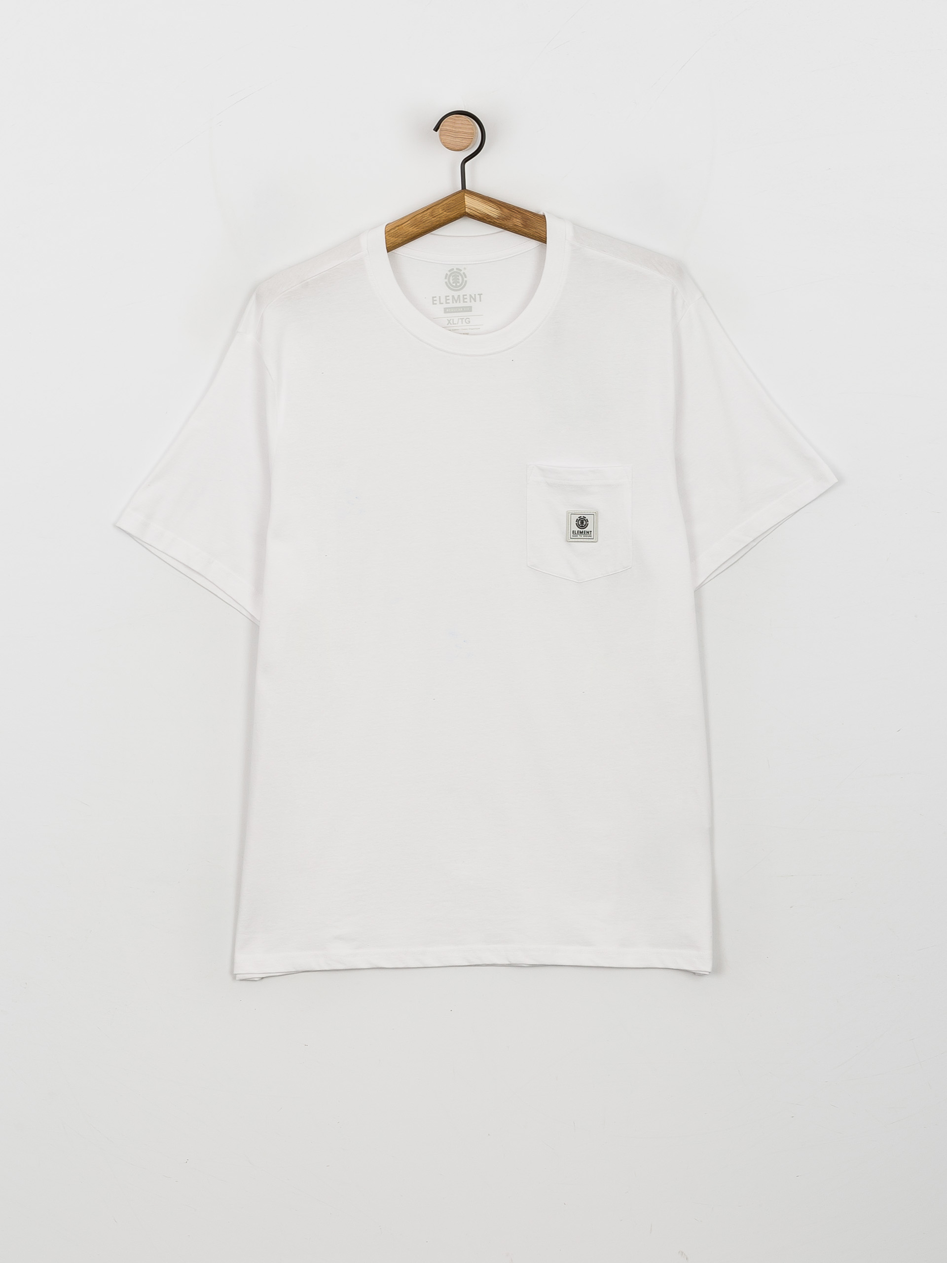T-shirt Element Basic Pocket Label S (optic white)