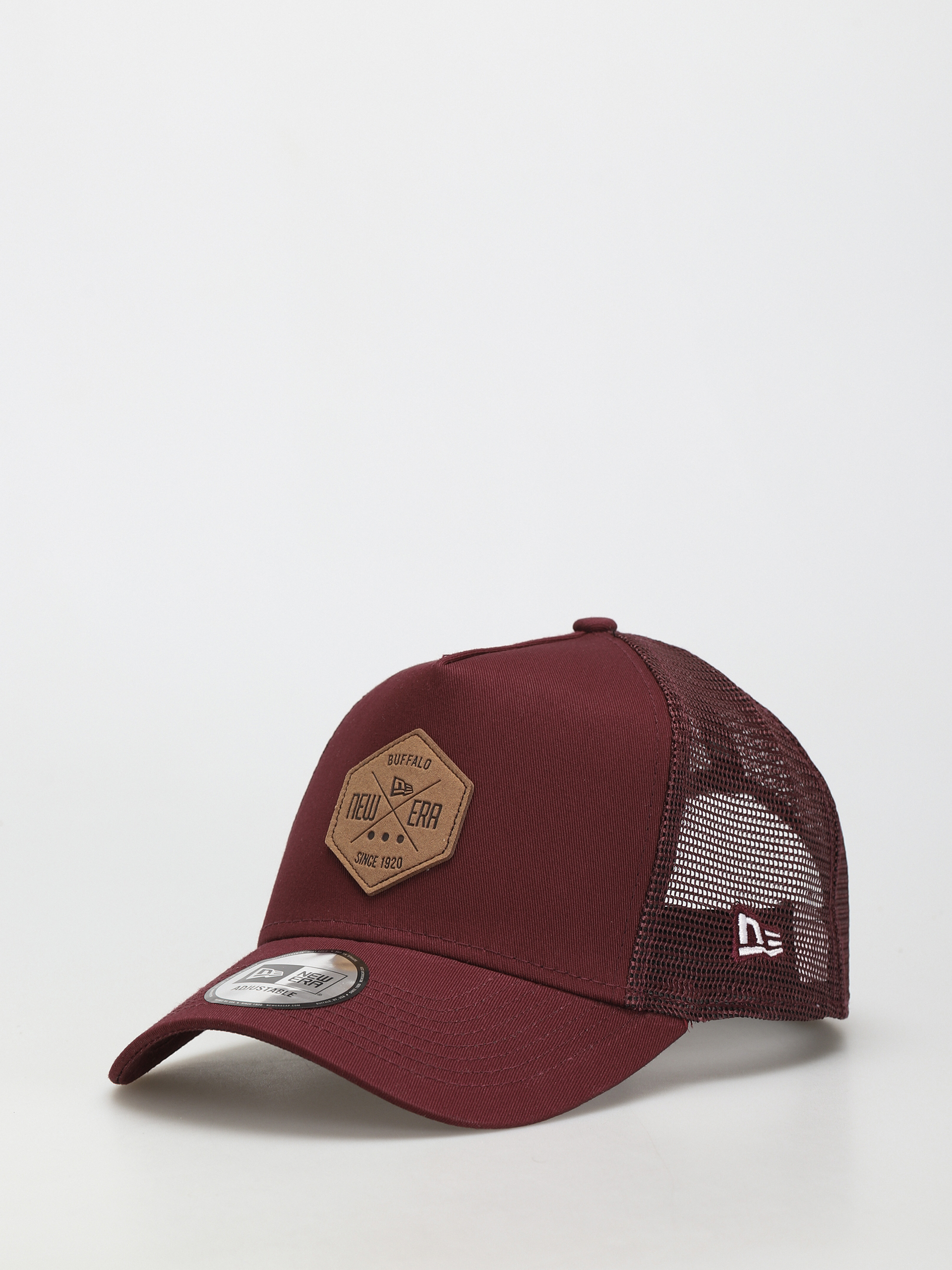 Czapka z daszkiem New Era Heritage Patch 9Forty Trucker (maroon)