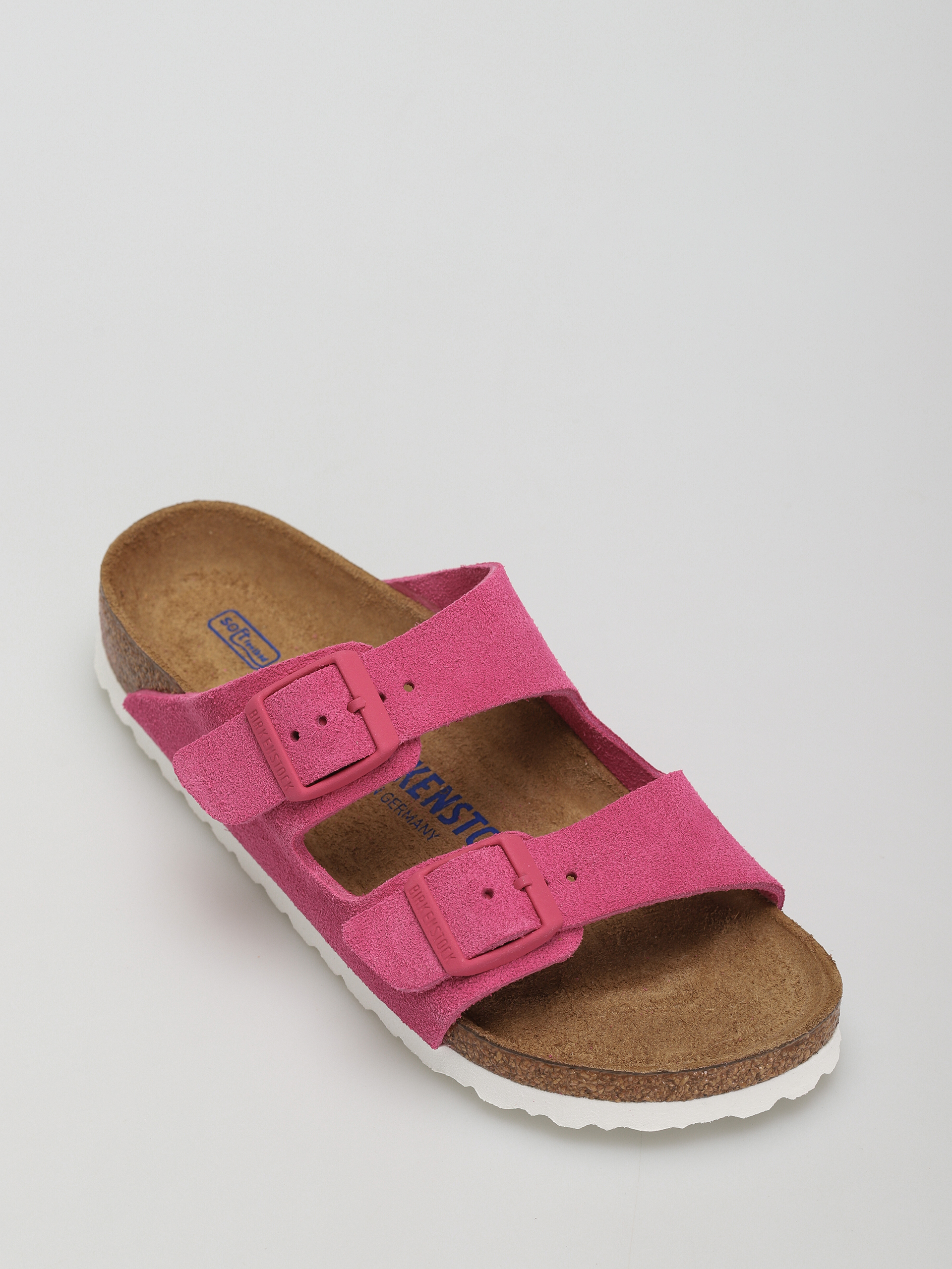 Klapki Birkenstock Arizona Sfb Narrow Wmn (fuchsia tulip suede leather)