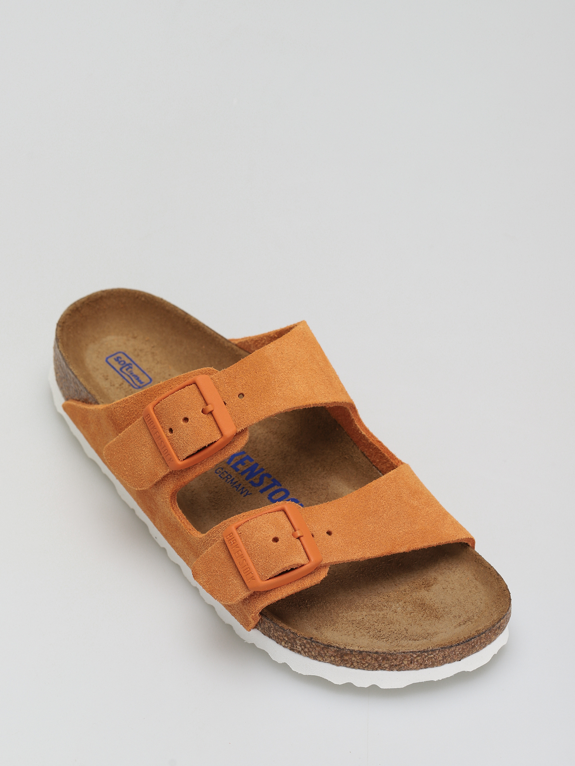 Klapki Birkenstock Arizona Sfb Narrow Wmn (russet orange suede leather)