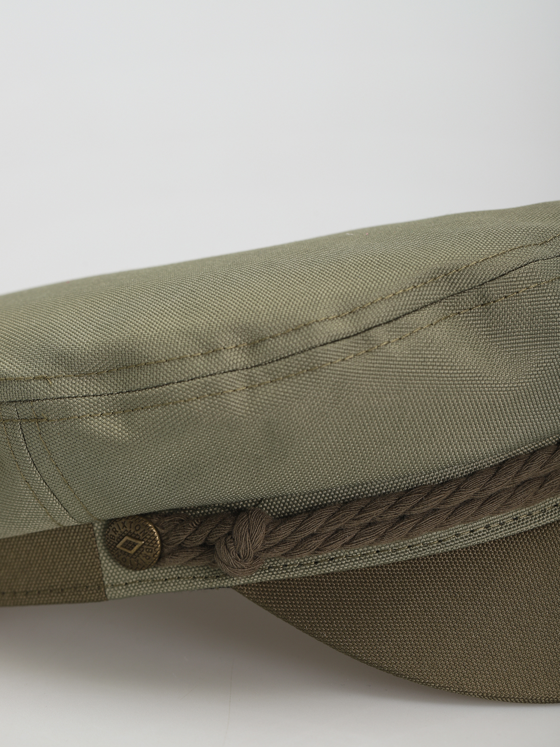 Kaszkiet Brixton Fiddler Cap (military olive/mermaid)
